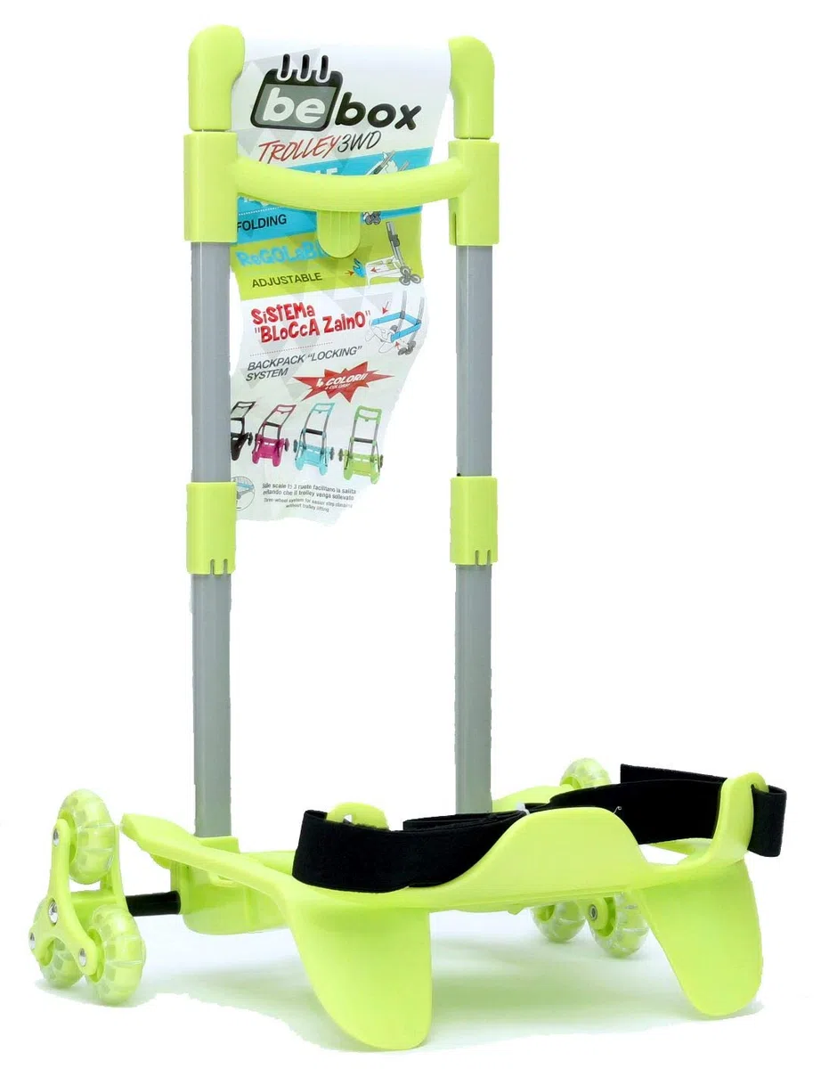 Trolley Pieghevole 3WD Be Box Verde Chiaro Seven