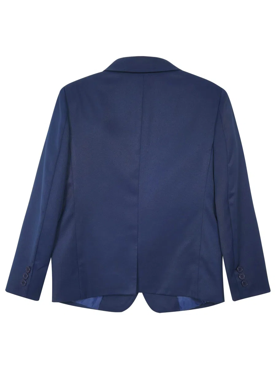 Blazer da Gentiluomo Bambini Ragazzi Giacca Elegante a Manica Lunga Completo Suit Cappotto Formale con Risvolto Capispalla da Banchetti Festa di Compleanno