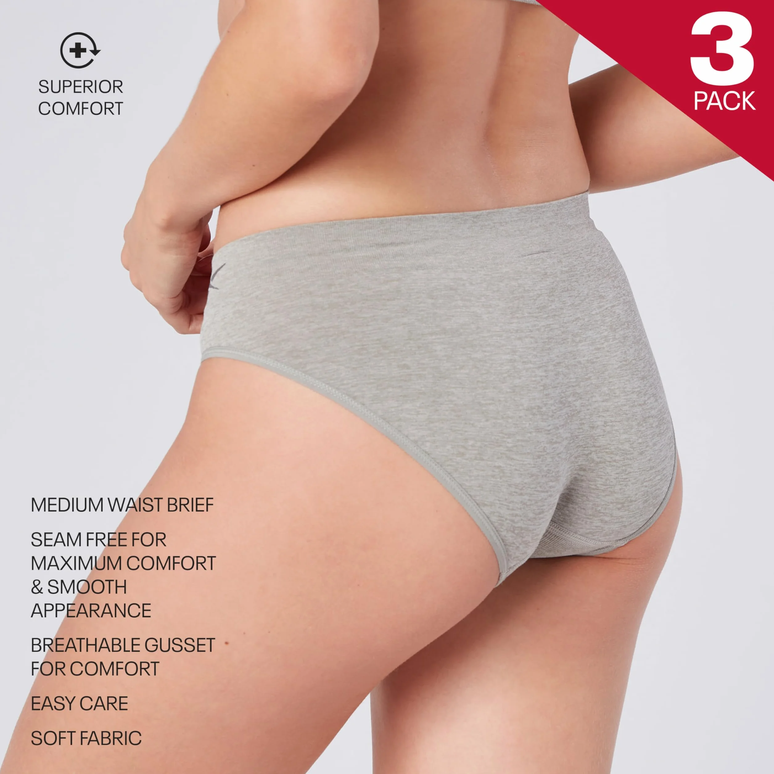Reebok Raina Intimo Donna Donna (Pacco da 3)