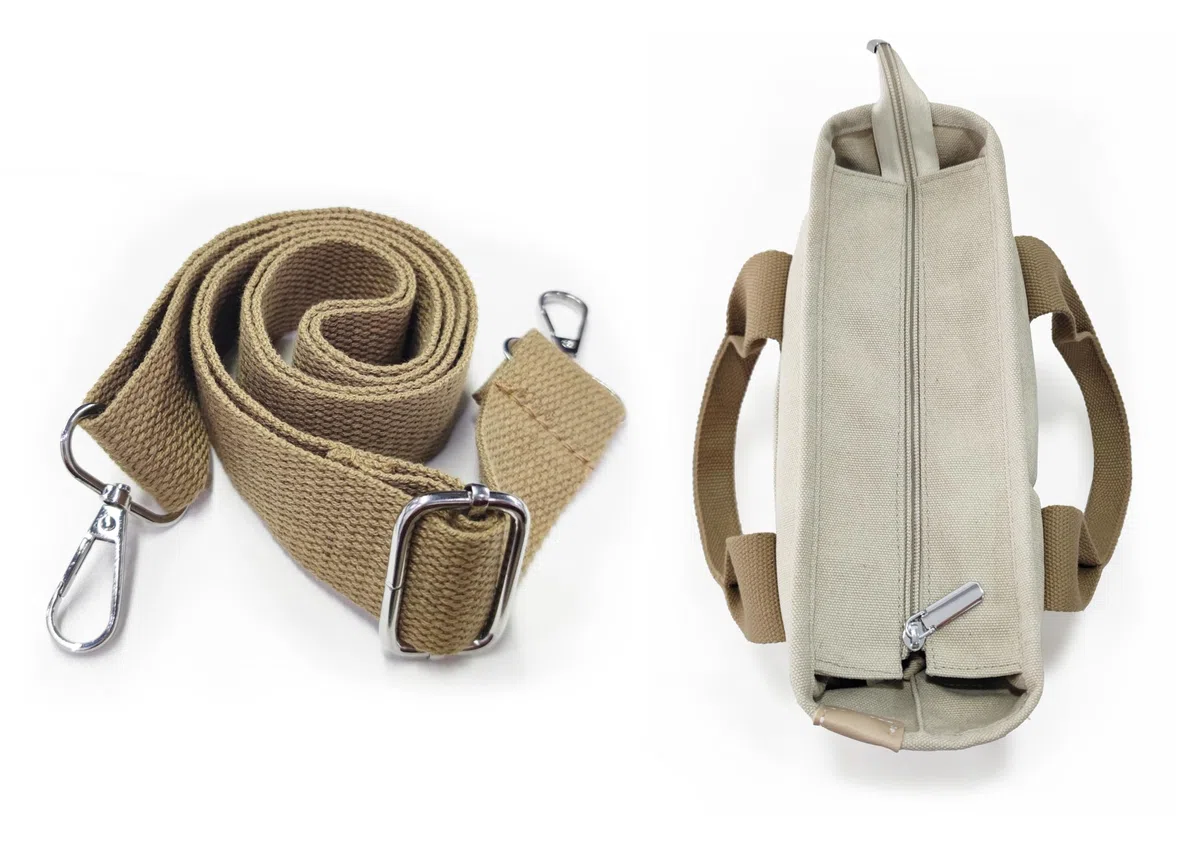 Halemet Piccola borsa tote con cerniera da donna Borsa a tracolla in tela, borsa hobo