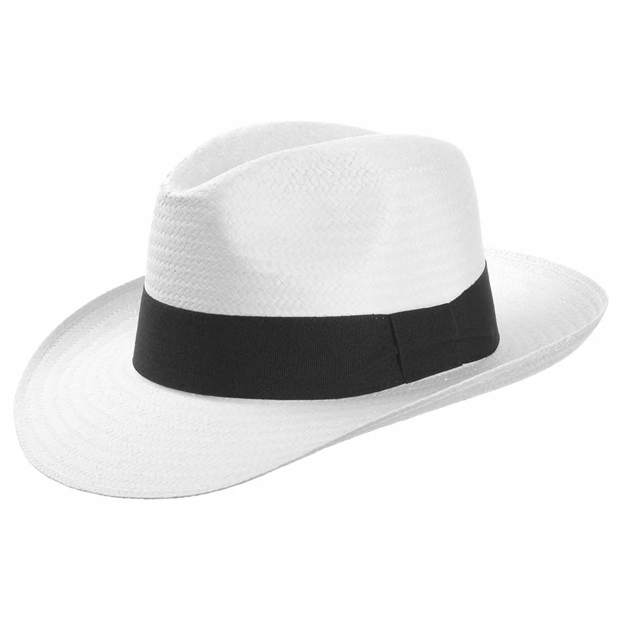 CAPPELLISHOP White Mountain Cappello di Paglia Bogart Fedora Prodotto in Italia Uomo Primavera Estate