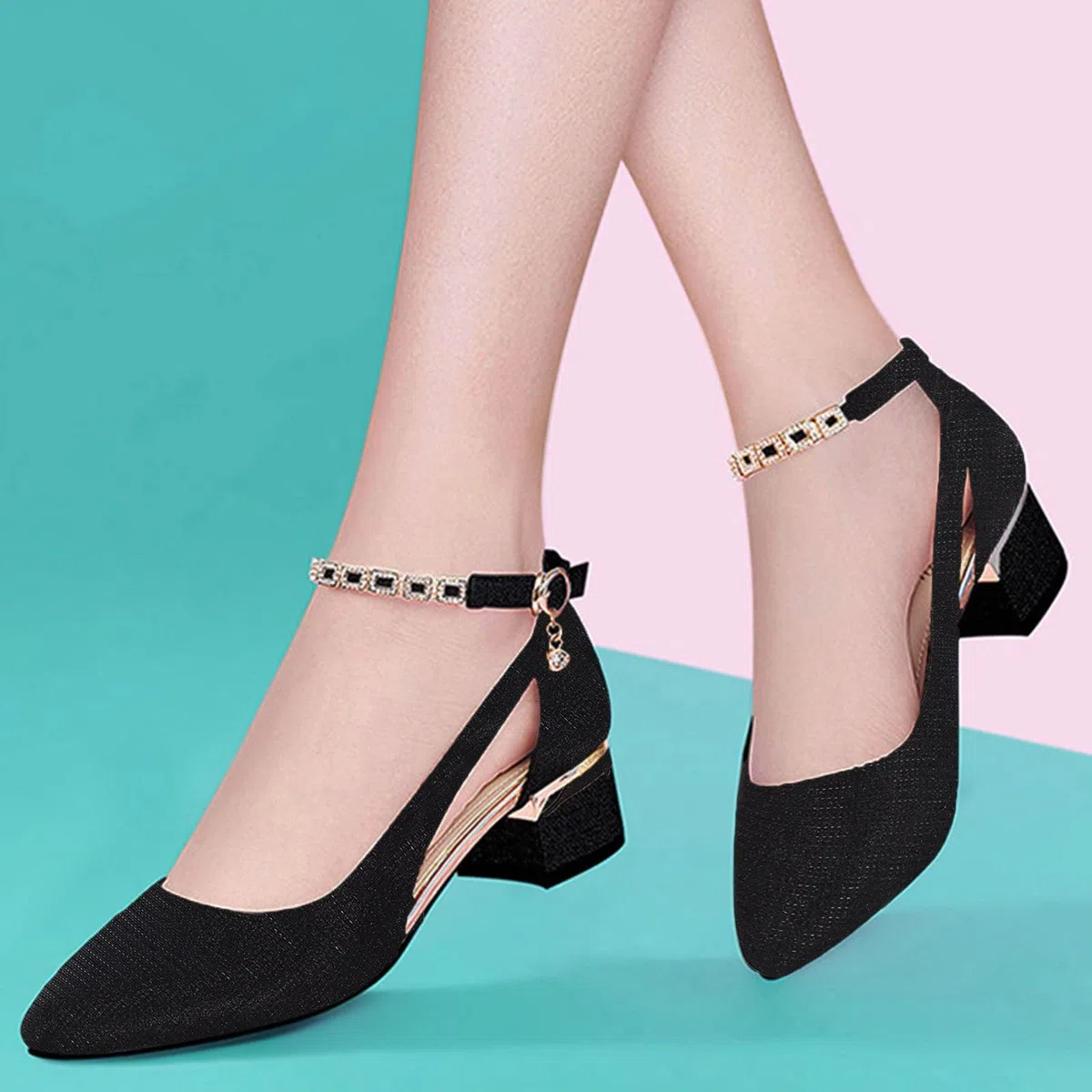Scarpe Tacco Basso Donna Estivi Eleganti Decollete Comode Ballerine Slip on Primavera Sandali Chiusi Davanti Offerta Kitten Heels Casual Mocassino Slingback Leggero Scarpe da Ufficio Scarpe da Festa