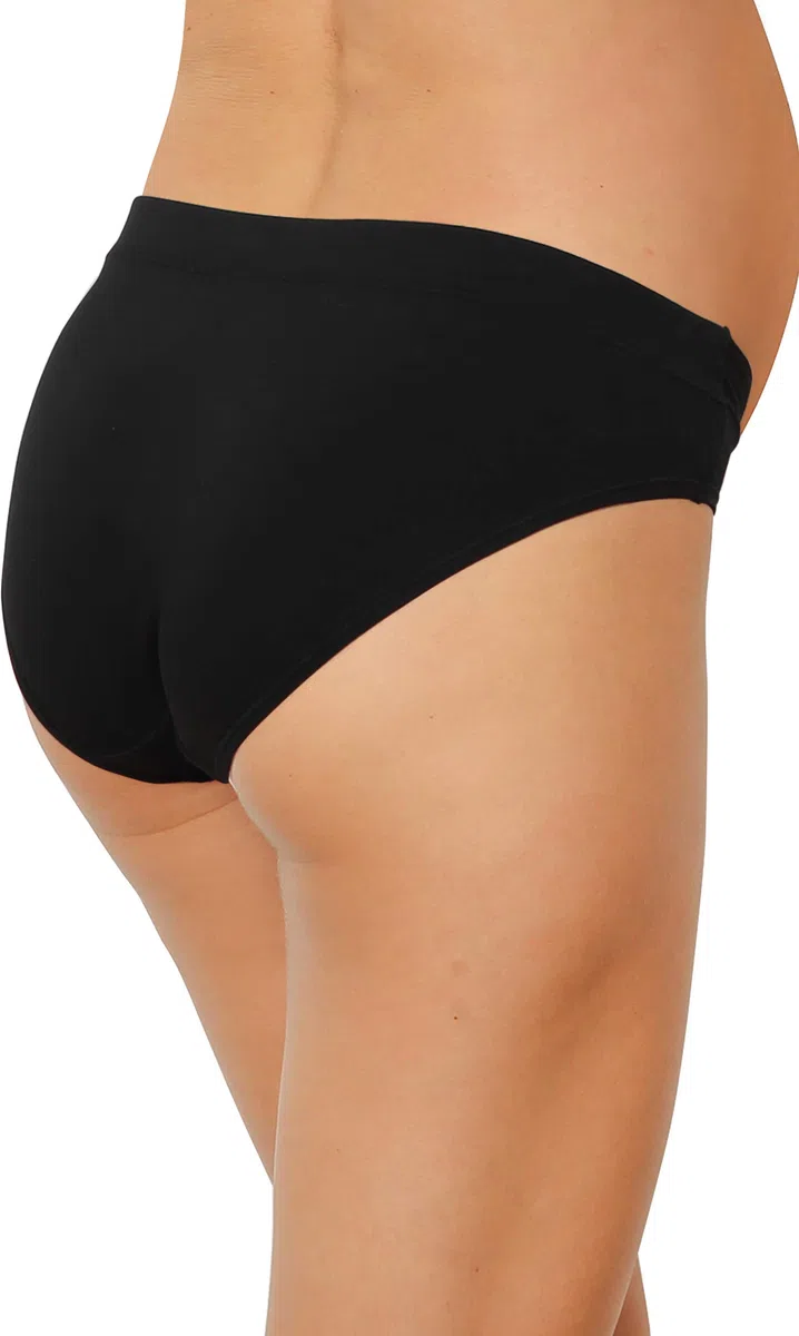 INNERSY Mutande Gravidanza Cotone Slip Premaman Vita Bassa V-Forma Pacco da 5
