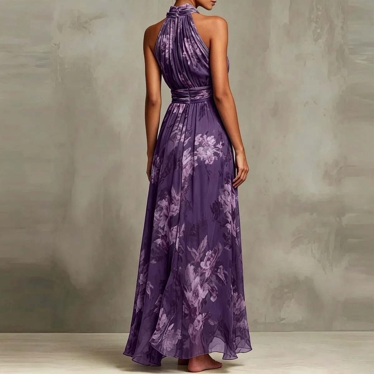 Abito da Sera da Donna - Lungo, Spalle Scoperte, da Cocktail, Motivo Floreale, Linea Ad A, in Tulle, Elegante, per Matrimonio, Maxi Abito da Ballo, Abito da Ballo, Abito da Ballo da Donna