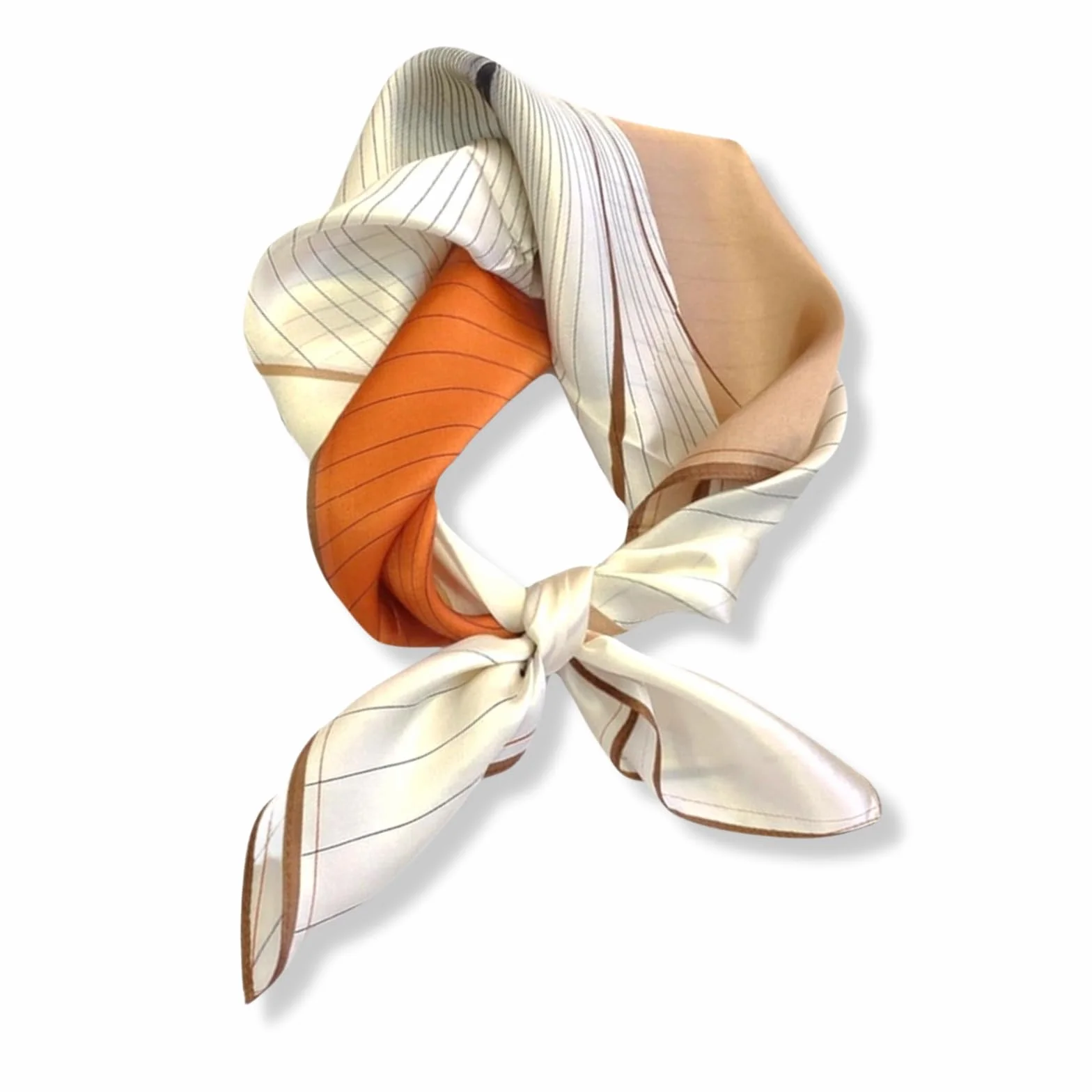 PoeticEHome Foulard in 100% Seta di Gelso Pura - Sciarpa Quadrata Donna Collo e Testa con Confezione Regalo - 68x68 cm