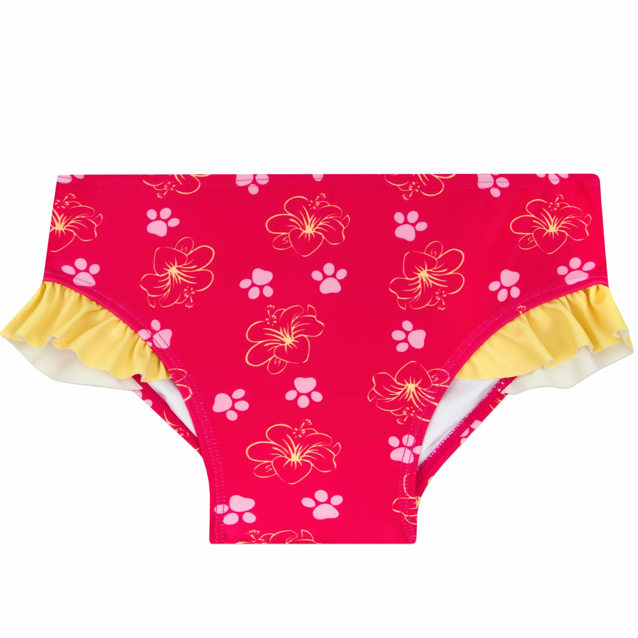 Paw Patrol Costume da Bagno Bambina 2 Pezzi, Costume Piscina Bambina Maniche Lunghe, Paws in Paradise Set Costumi Nuoto