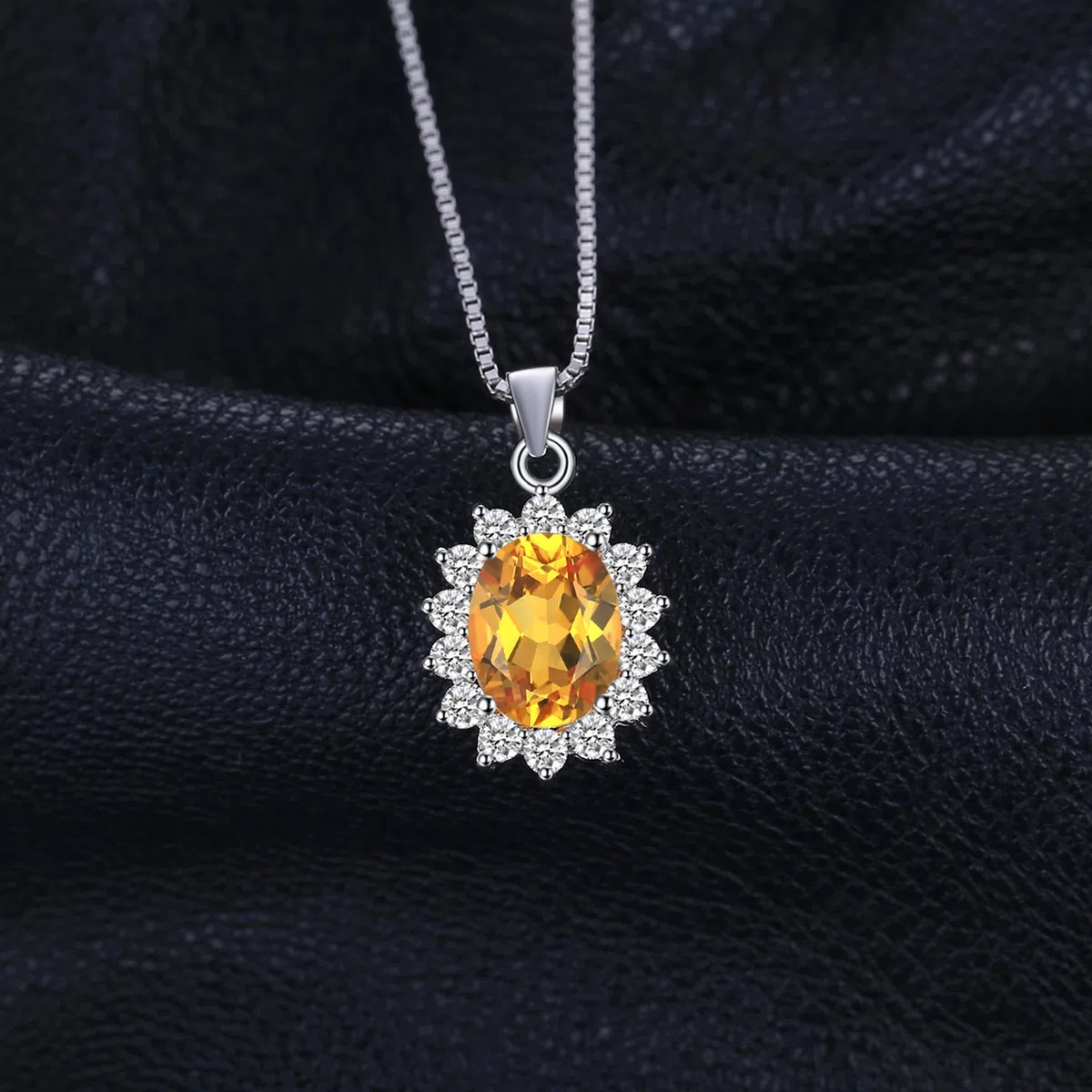 JewelryPalace Collana Donna Kate Middleton Argento 925 con Pietre Preziose Colorate, Princess Diana William Collana Ciondolo Pietra Ovale con Catena 45cm, Collane Pendenti Tre Ori Set Gioielli Donna