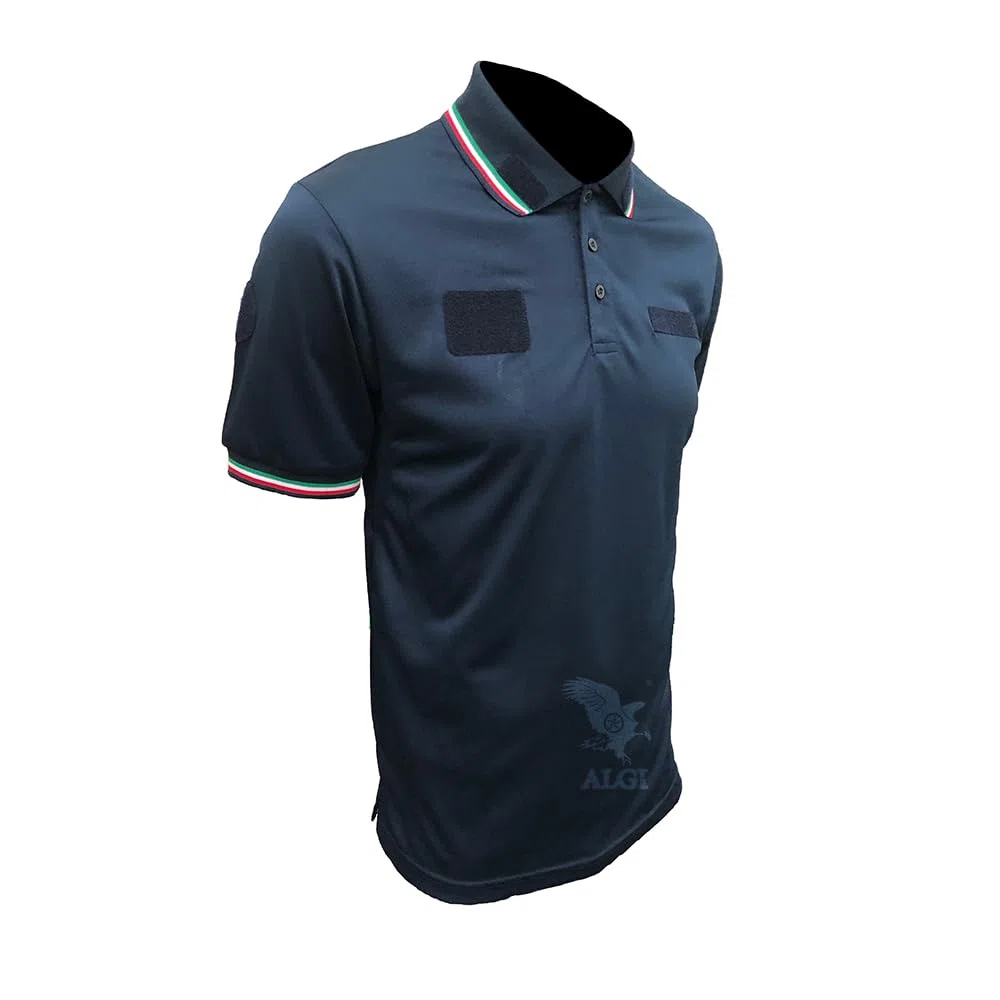 ALGI Polo Guardie Giurate MOD. Poly Microfibra Blu Navy