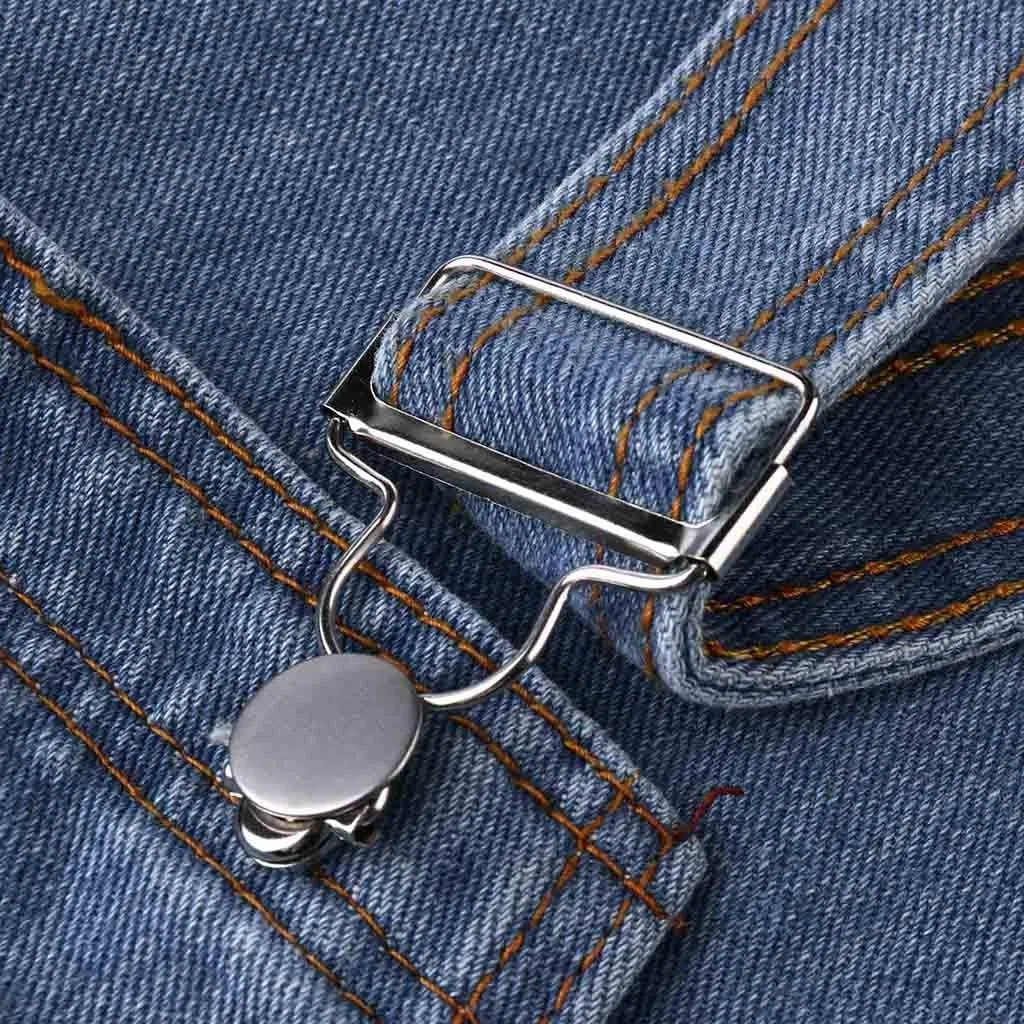 Jeans Salopette da uomo blu, salopette da lavoro da uomo, a pagliaccetto, regolare, vestibilità cargo, pantaloni leggeri, per il tempo libero, comodi, tuta estiva a sospensione ad asciugatura rapida