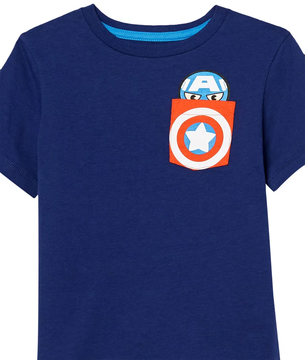 Amazon Essentials Disney | Marvel | Star Wars | Frozen Magliette a Maniche Corte (precedentemente Spotted Zebra) Bambini e Ragazzi, Confezioni Multiple