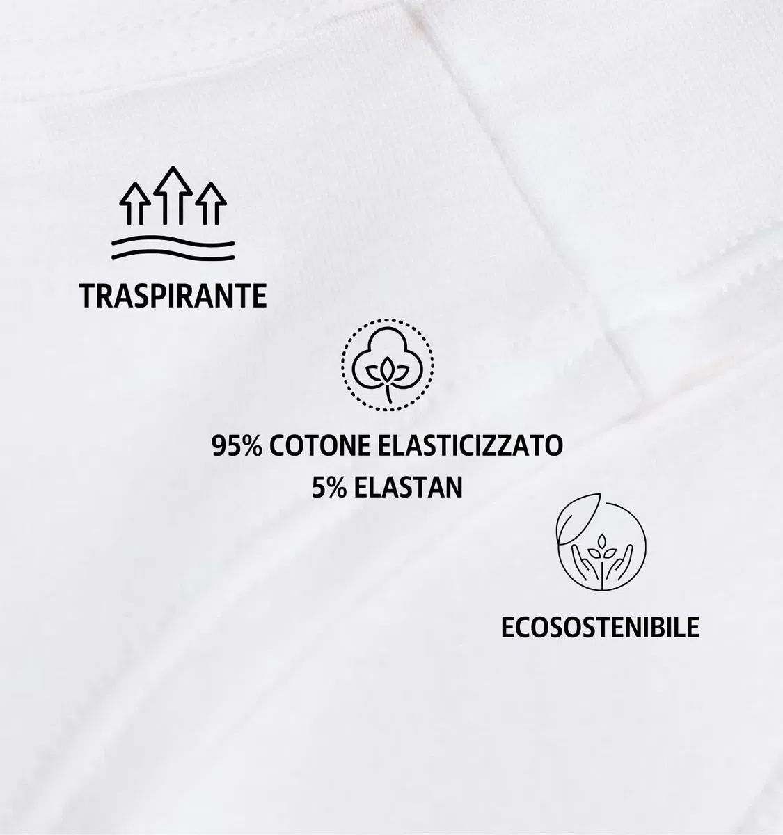 Intimitaly Liabel - (Pacco da 6) Mutande da Donna in Cotone Vita Alta - Slip Donna Cotone Colori Nero o Bianche - Intimo Traspirante e Confortevole T25
