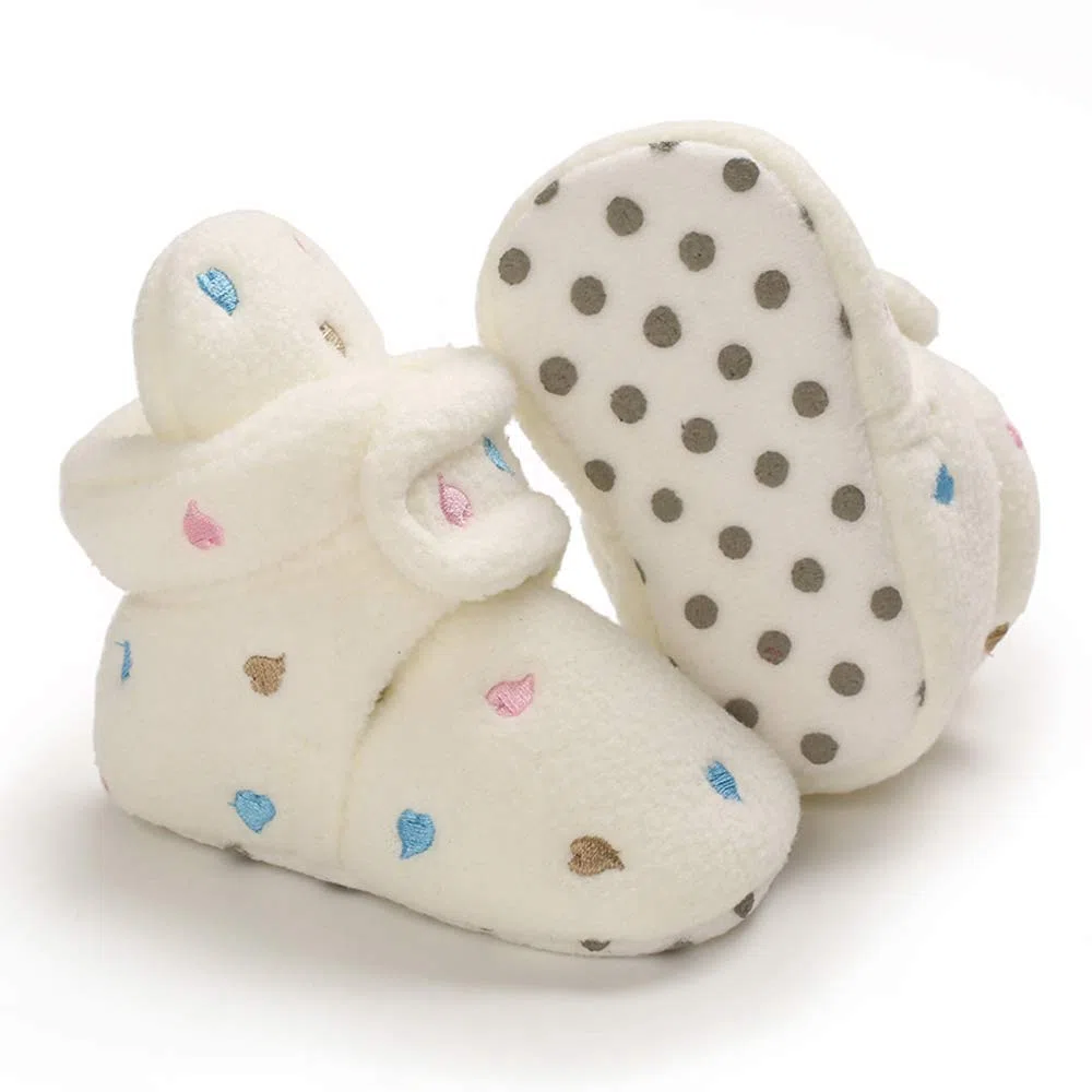 MASOCIO Unisex Stivaletti Neonato Invernali con Suola Morbida Stivali Scarpe Primi Passi Antiscivolo