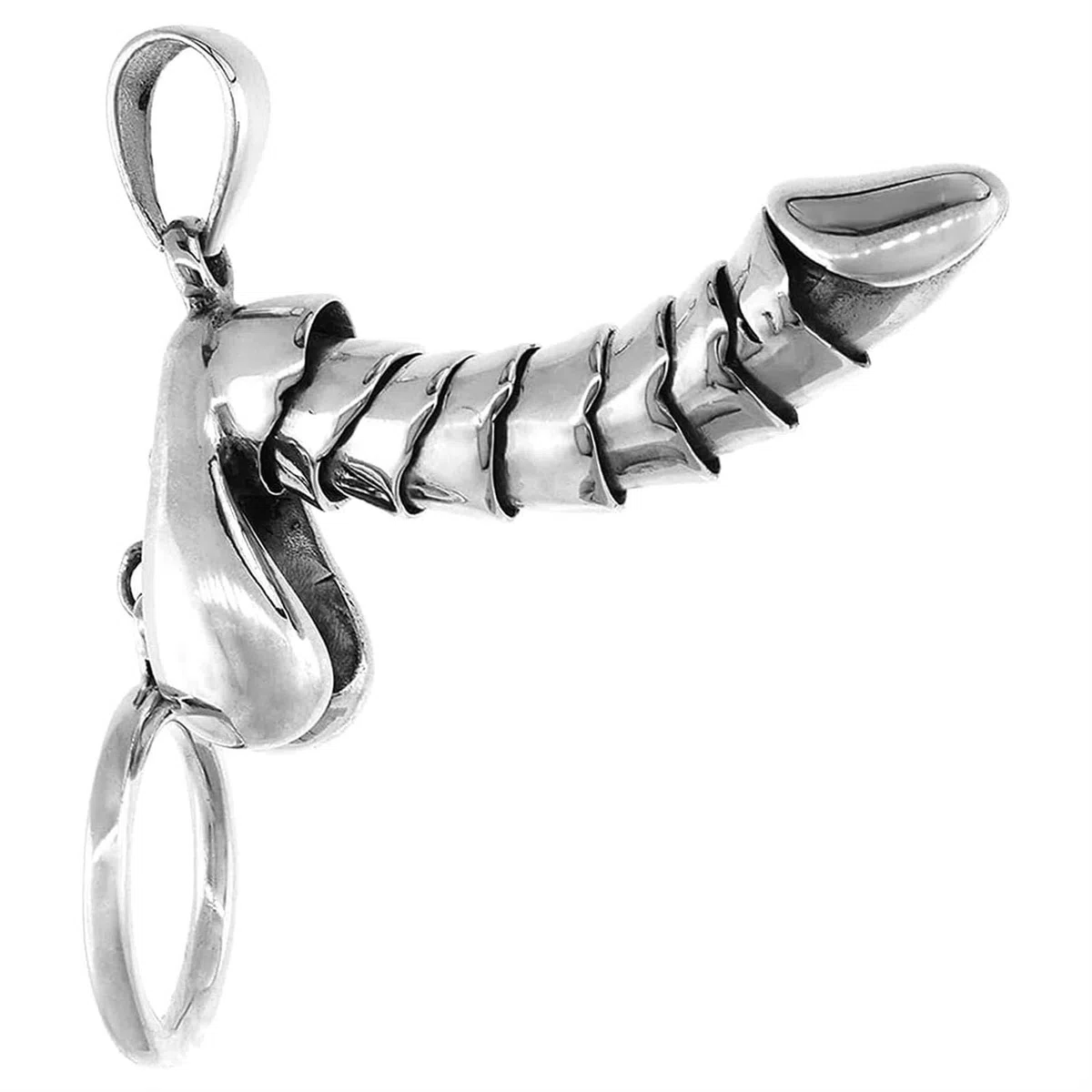 Divertente ciondolo con pene erettile, collana sexy a forma di stelo creativo, collana personalizzata con ciondolo creativo per il sesso, regalo per ornamento con ciondolo in piedi per ragazze