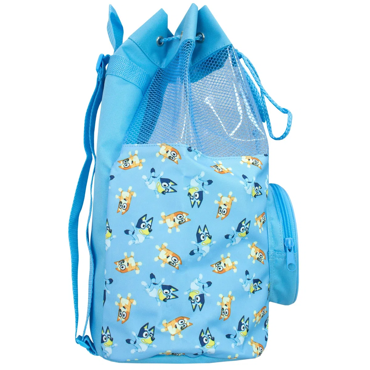 BlueY Borsa da nuoto per bambini Spiaggia Piscina Nuoto Zaino a coulisse per ragazzi o ragazze Blu