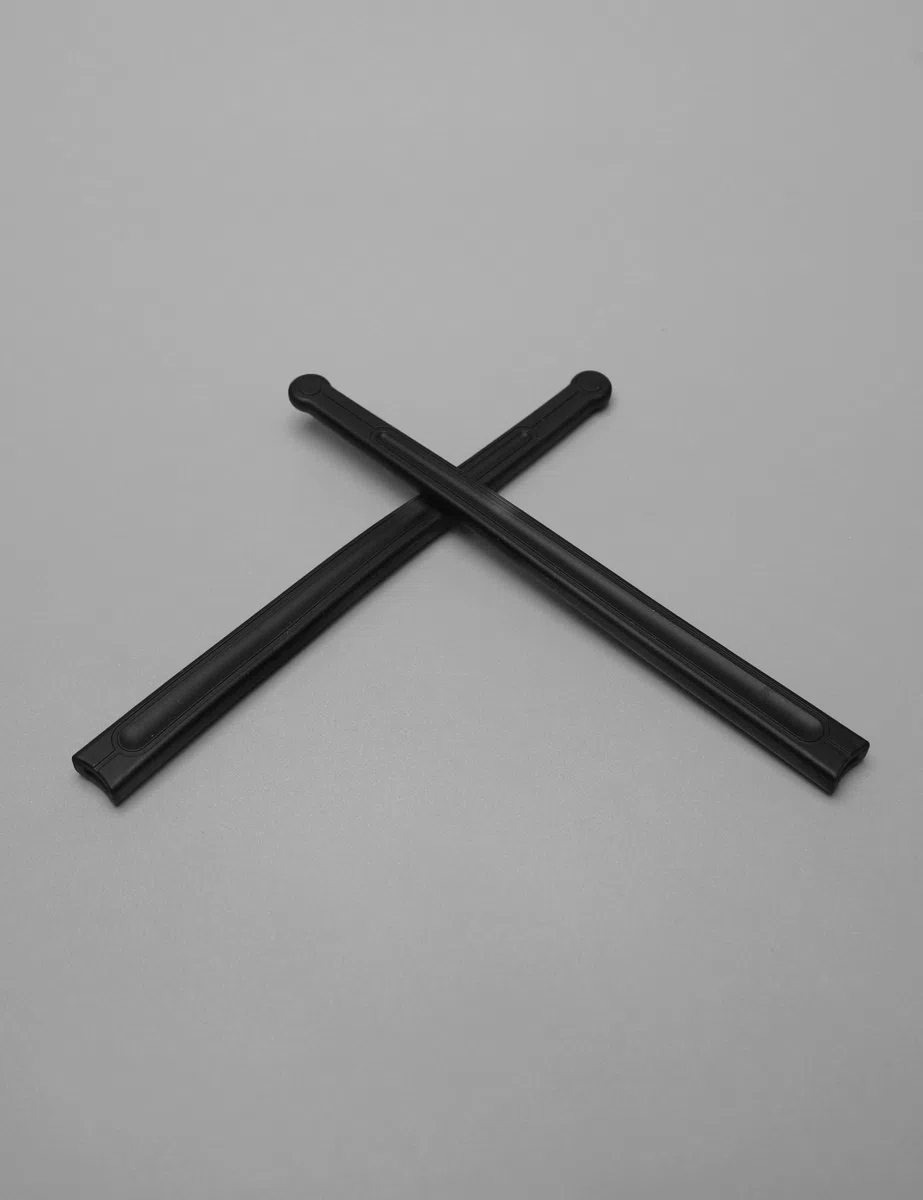 2 paia di calzini per occhiali da sole in morbido silicone per Oakley Marshal MNP OX8091, antiscivolo, comodi da indossare, kit di ricambio, colore nero