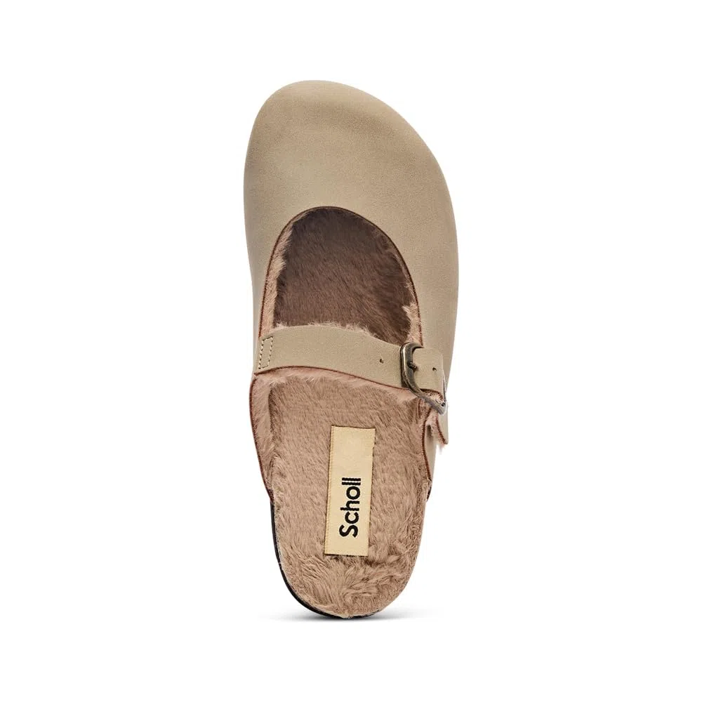 Scholl Jackie Mary Jane Fur Scarpa Donna