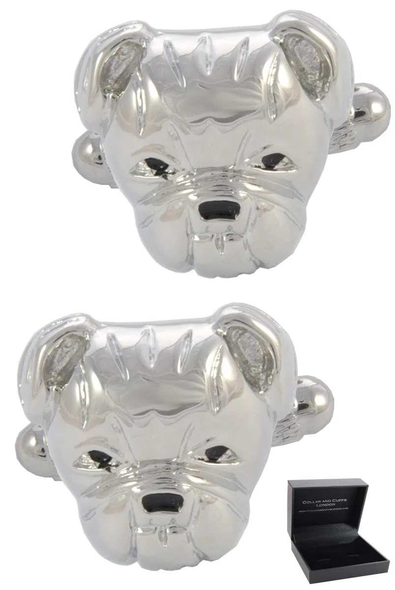 Collar And Cuffs London Cufflinks for Men Animals - with Box - Novelty Metal Designer Fun Cufflinks - Solid Brass Metal - One Pair