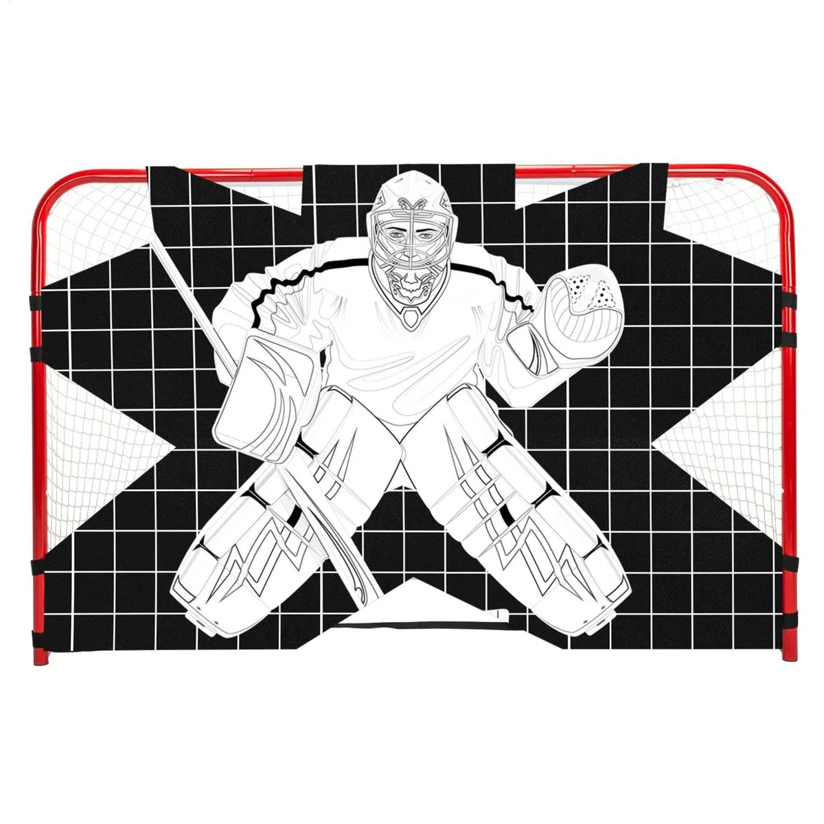 Target per il portiere 'hockey Street, obiettivi netti di hockey - Tutor 'allenatore sparatutto per impieghi pesanti | Obiettivi di obiettivi di hockey per esercitarsi a migliorare l'attrezzatura di a
