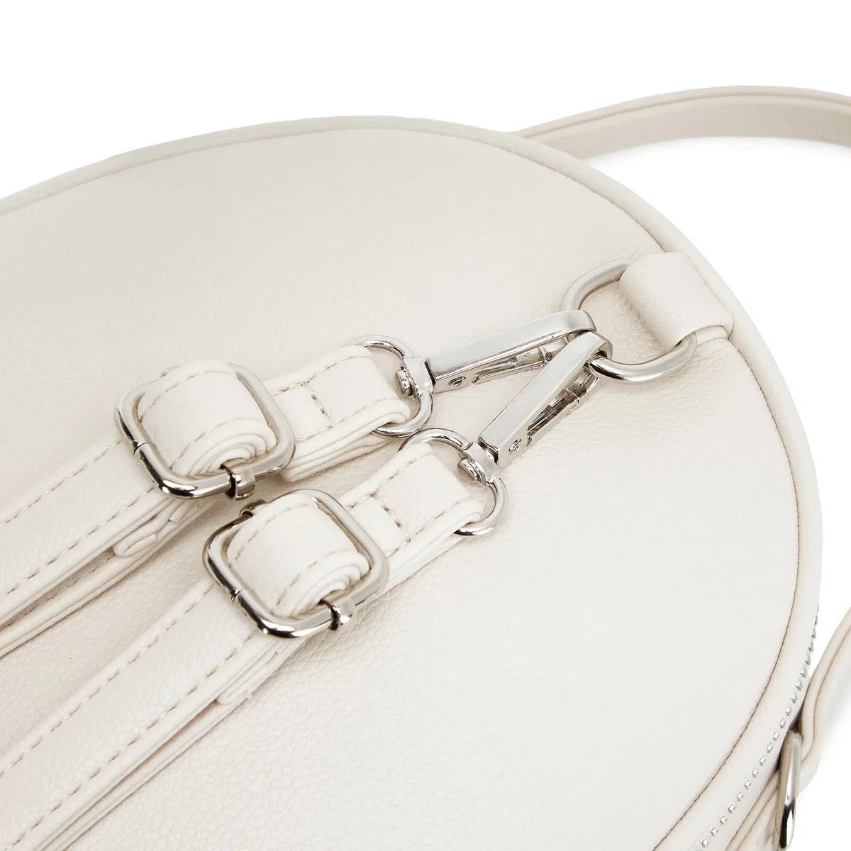Miss Lulu Zaino Donna in Pelle PU Impermeabile, Zaino da Viaggio Piccolo e Leggero con Cinturino Rimovibile, 4 Tasche con Zip