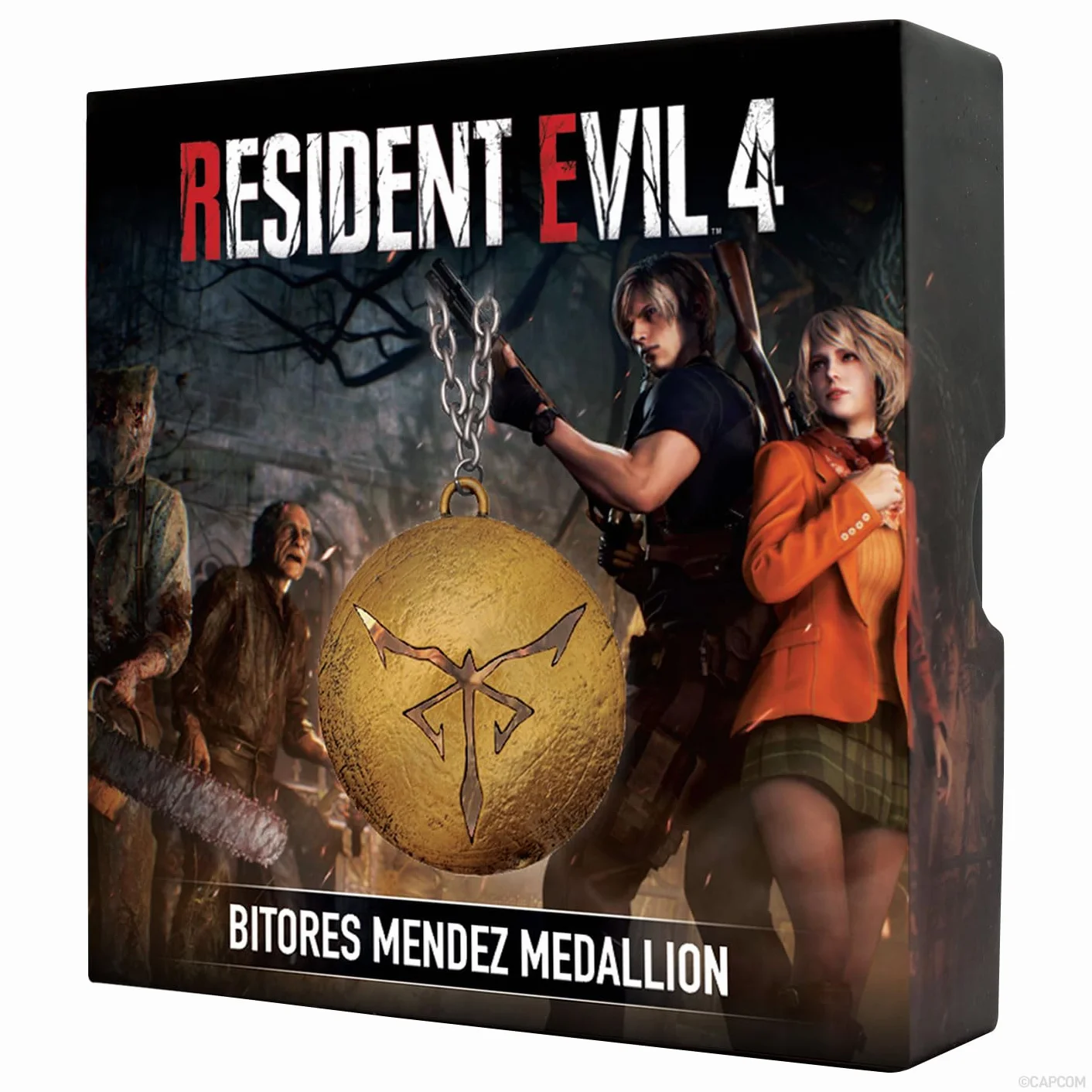 FaNaTtik Resident Evil 4 Bitores Mendez - Medaglione di metallo da collezione con catena