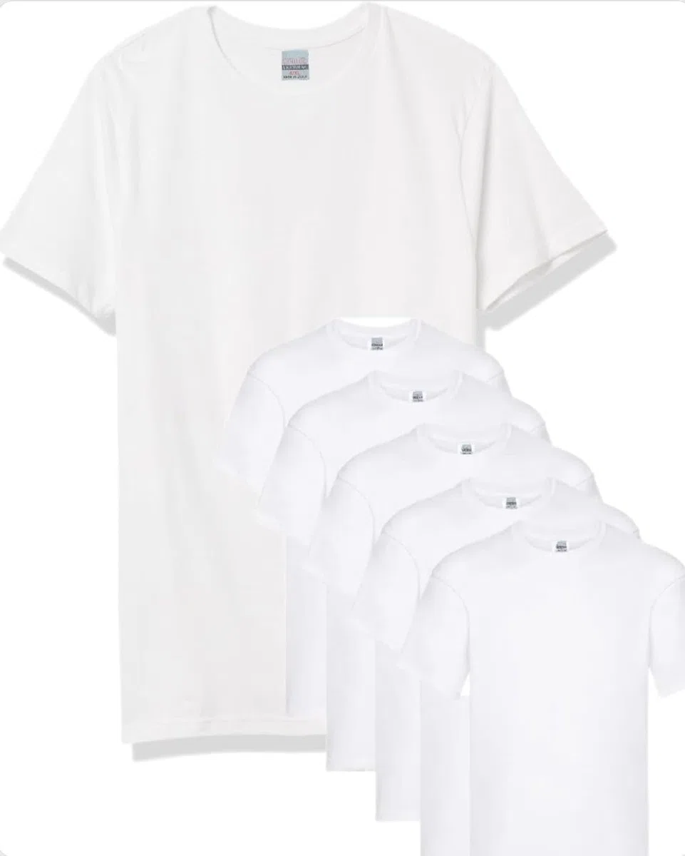 Intimo College 5/10 Maglietta Intima Uomo in Puro 100% Cotone Pettinato Made in Italy di qualità Traspiranti Scollo a v e Girocollo