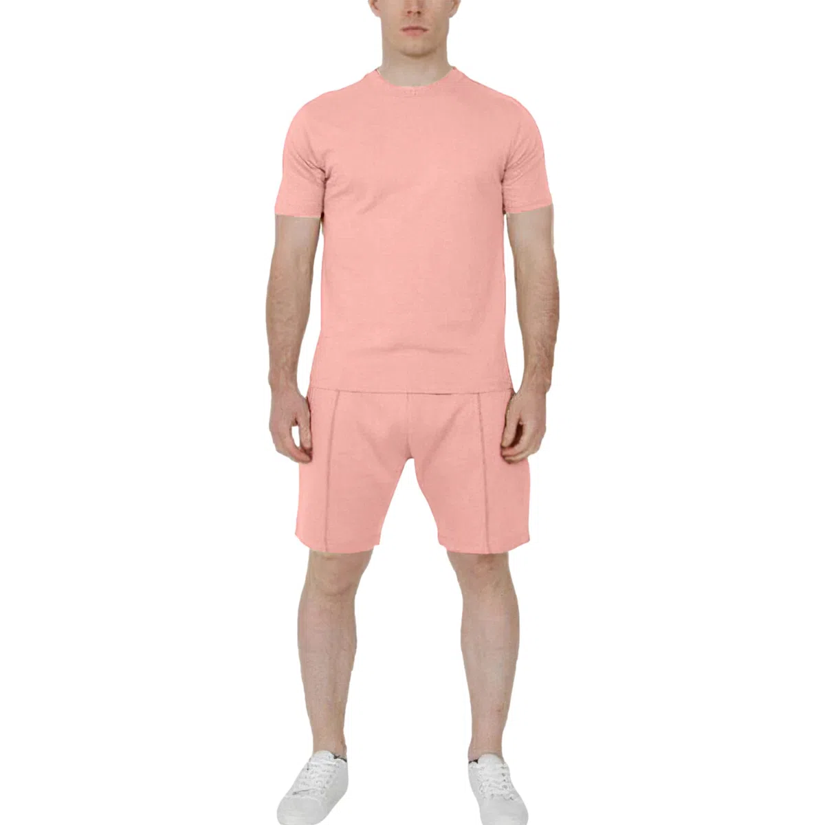 amropi Tuta Uomo Sportiva 2 Pezzi T-Shirt + Pantaloncini Estiva Maniche Corte Set Completo