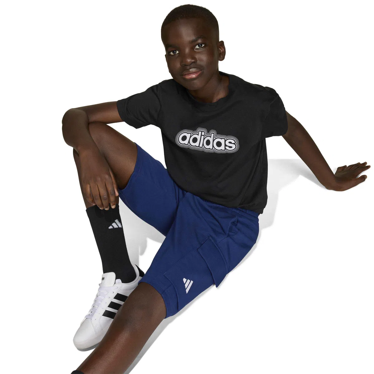 Adidas - Essentials Cargo, Pantaloncini Unisex - Bambini e Ragazzi