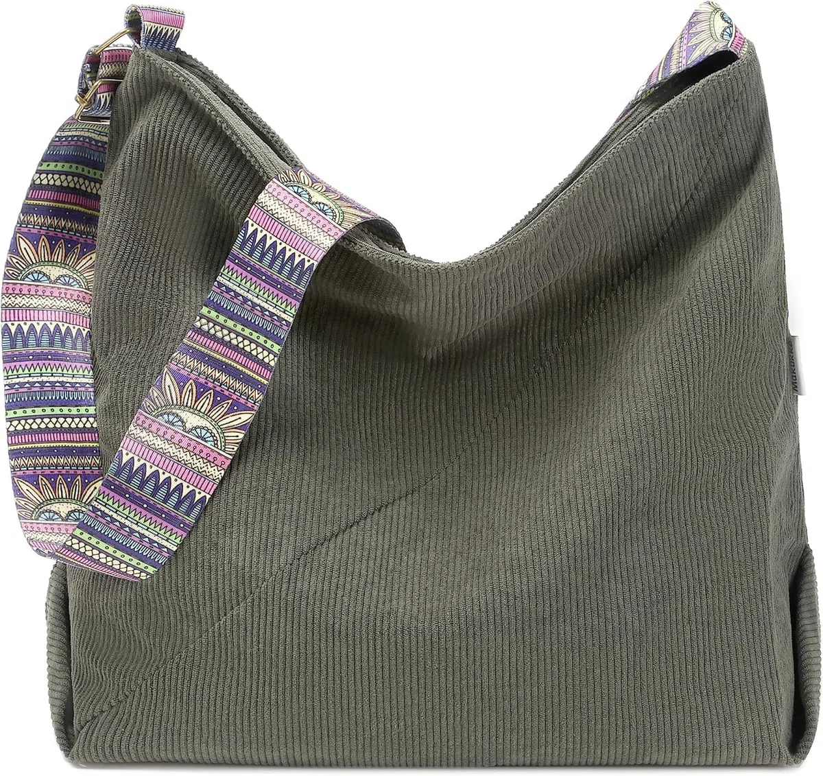 Makukke Borsa a tracolla da donna, in corda, grande shopper Tote Bag borsa a tracolla, casual, per scuola, ufficio, lavoro, viaggi, gite