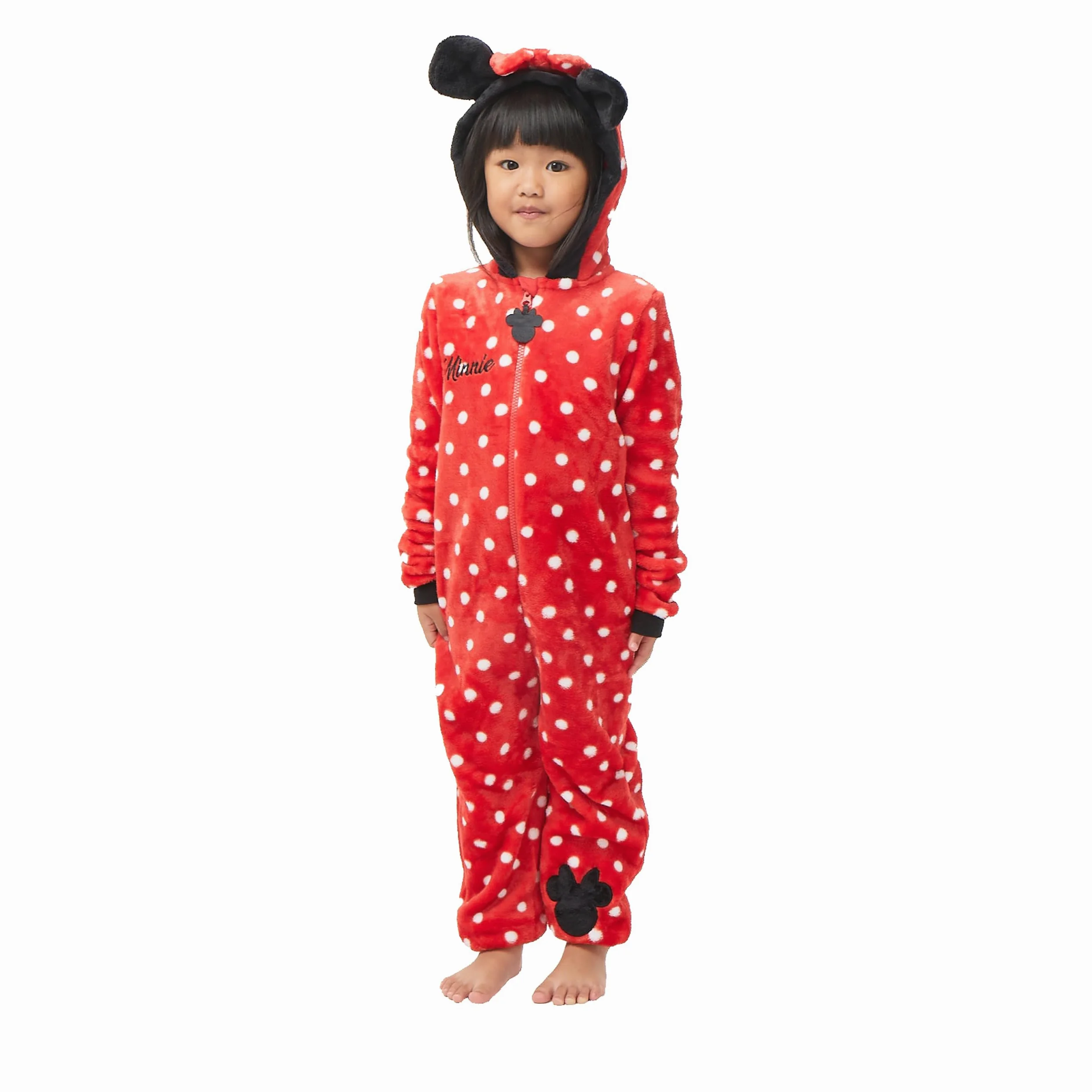 Disney Pigiami Interi a Maniche Lunghe per Ragazze Topolina Minnie Mouse