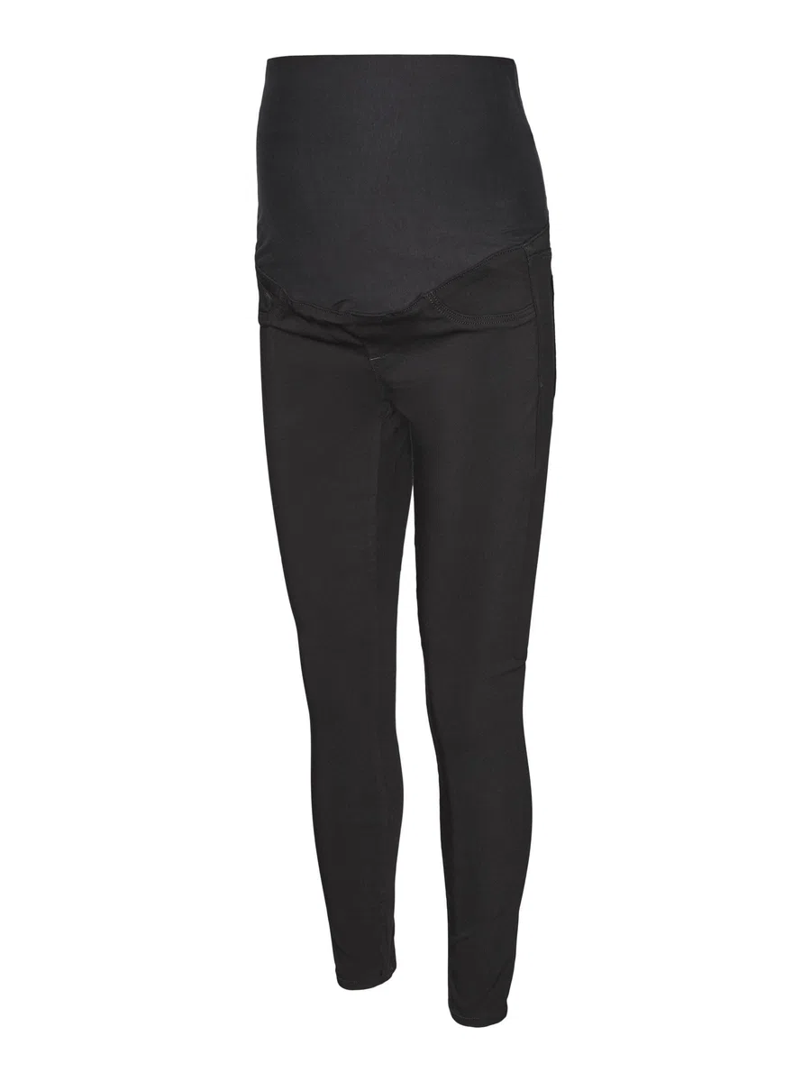 Mamalicious - Mllucy - Pantaloni Slim Neri A. Noos, Pantaloni Donna