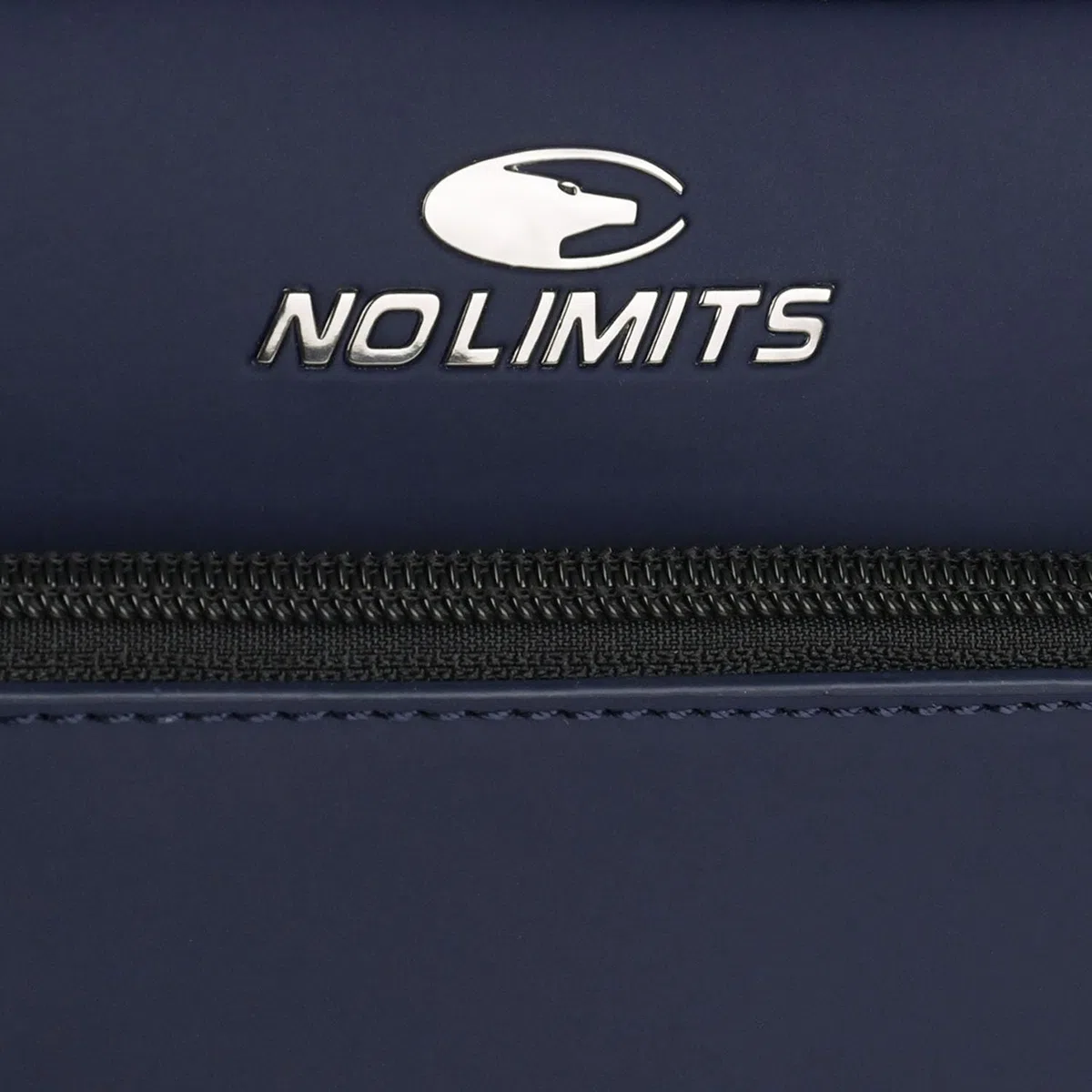 No Limits Borsello Uomo a Tracolla Regolabile, Impermeabile, Effetto Soft-Touch e Fodera Arancione, Multitasche con Zip