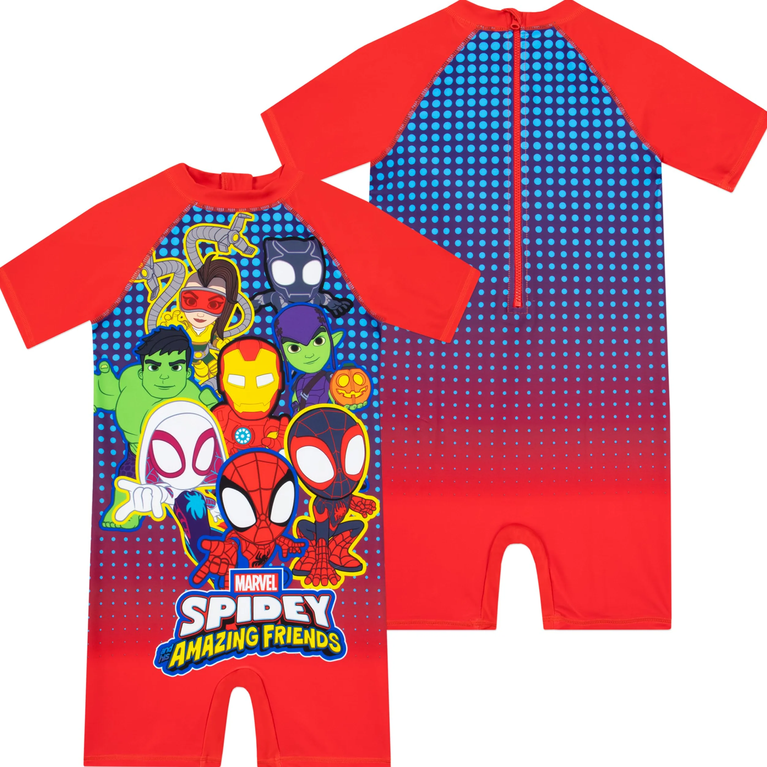 Marvel Costume Piscina Bambino, Piscina Spiderman Bambino, Costumi Interi Spidey E I Suoi Fantastici Amici, Costume Bagno