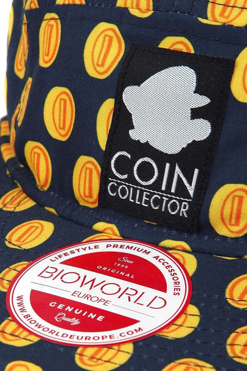 Super Mario Coin Collector baseball grigio-rosso