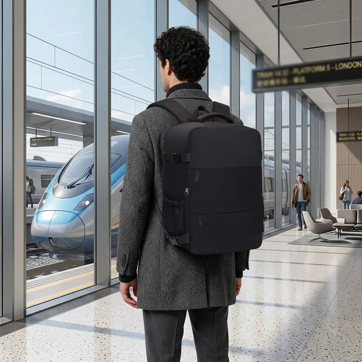 Zaino Ryanair 40x30x20, Rosa 24L Bagaglio a Mano Aereo Zaino da Viaggio per Donna Uomo, Zaini Casual per laptop da 15 pollici Travel Bag Compatto Leggero per Wizz Air, Easyjet