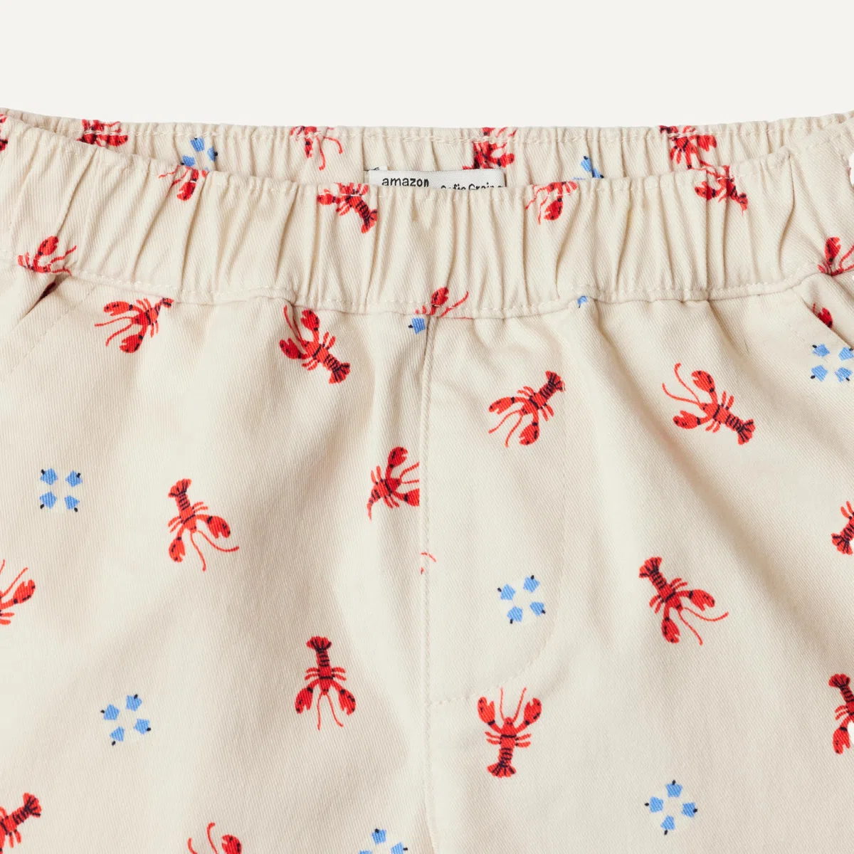Amazon Essentials x Sofia Grainge Pantaloncini Pull-On in Twill di Cotone Unisex - Bimbi 0-24