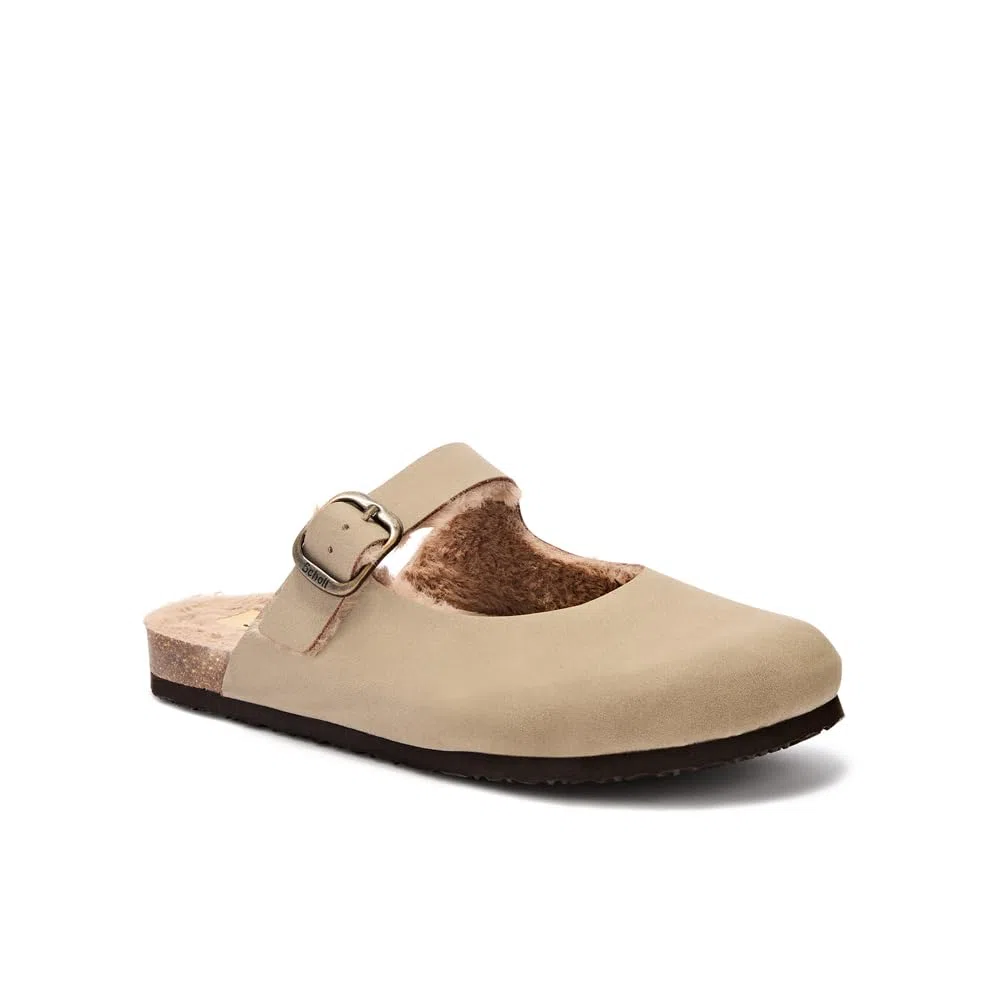 Scholl Jackie Mary Jane Fur Scarpa Donna