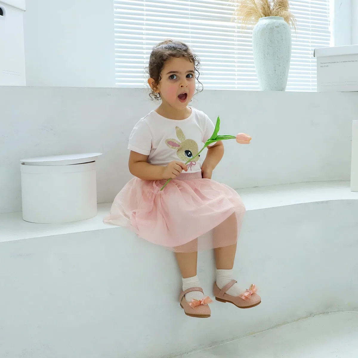 MK MATT KEELY Ballerine Bambina Scarpe Principessa Eleganti Piatto con per 2-7 Anni Ragazze