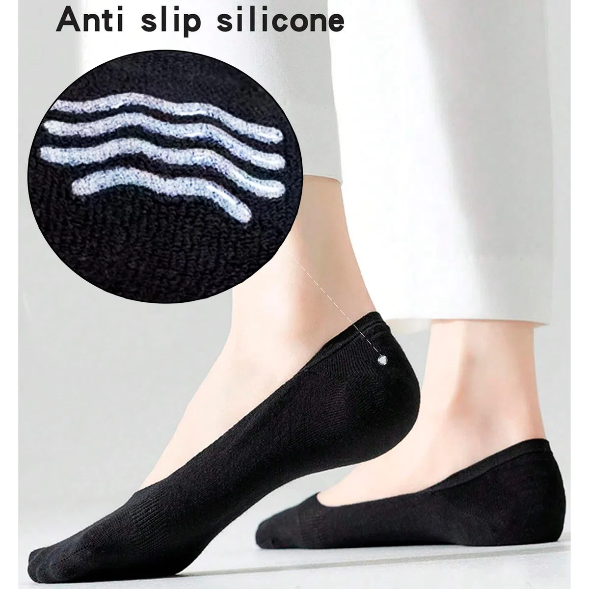 Calzini invisibili Uomo Donna Estate - 15 paia antiscivolo con silicone - 95% cotone traspirante, sottile - vestibilità perfetta, leggeri e inodori, ideali per sport, scarpe basse o casual