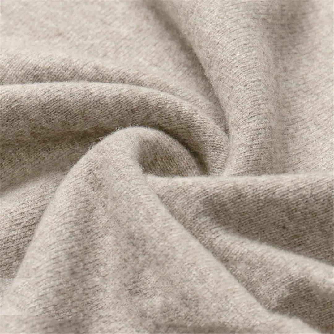 Rfmfkkg Maglione Classico da Uomo Girocollo Girocollo Pullover Lavorato A Maglia Caldo Misto Cotone Cashmere