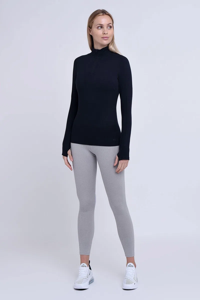 TCA Maglietta da Corsa da Donna Fusion Quickdry Leggera con Tasca con Cerniera
