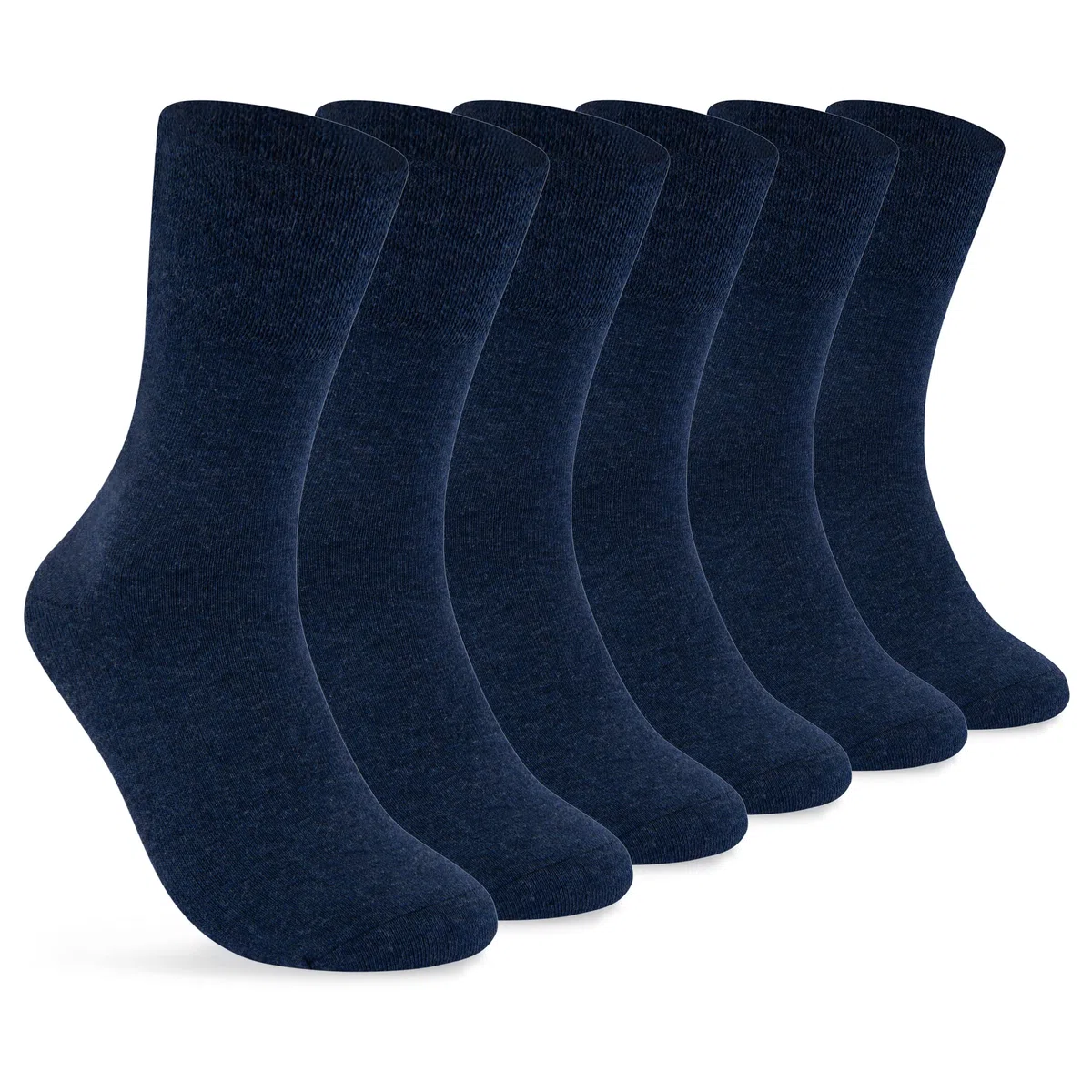 sockenkauf24 6 Paia Calze Diabetici senza Elastico 97% Cotone senza Cucitura Uomo & Donna