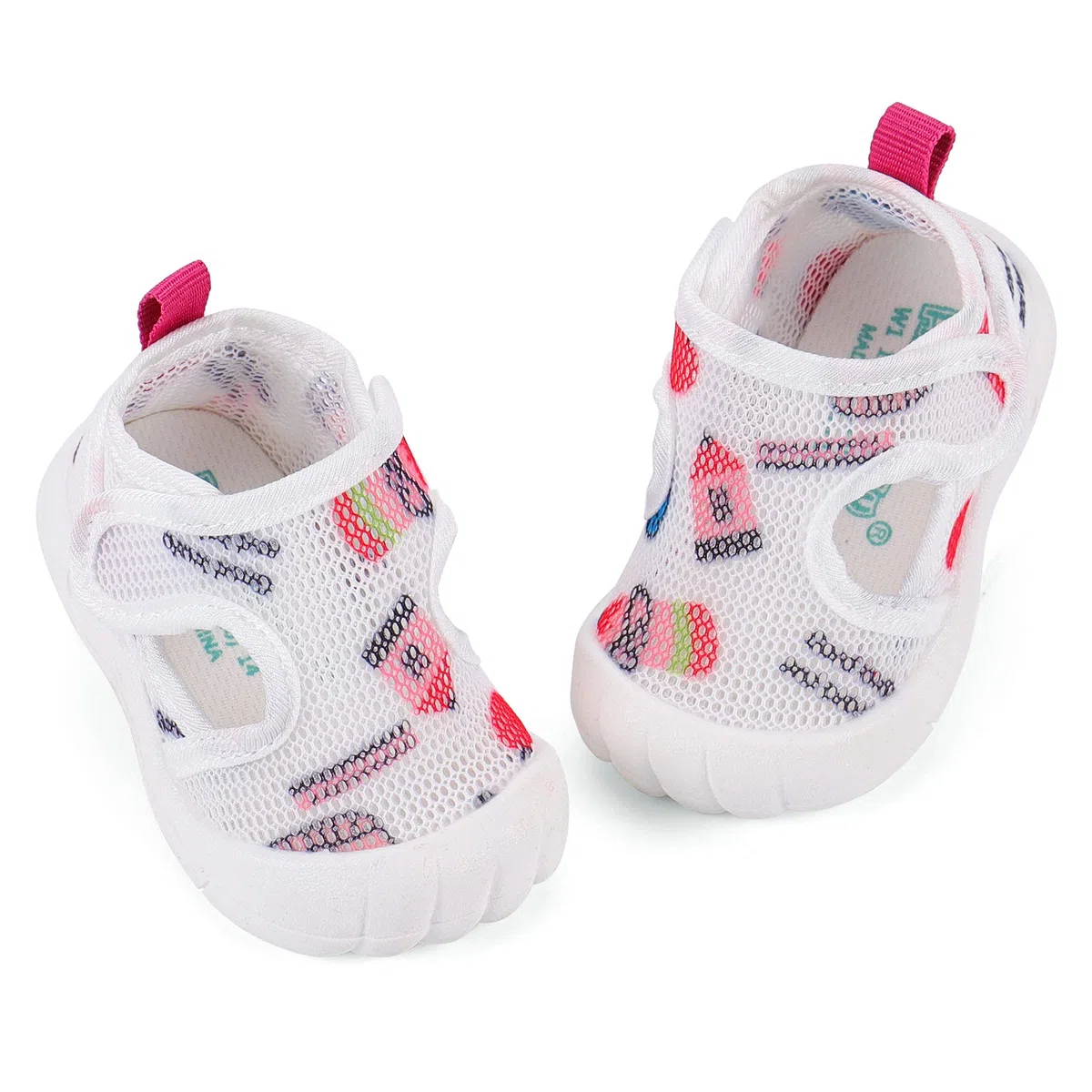 LACOFIA Scarpe Primi Passi Neonata Sneakers Mesh Bimbo Traspiranti Antiscivolo Scarpine Ginnastica Bambina
