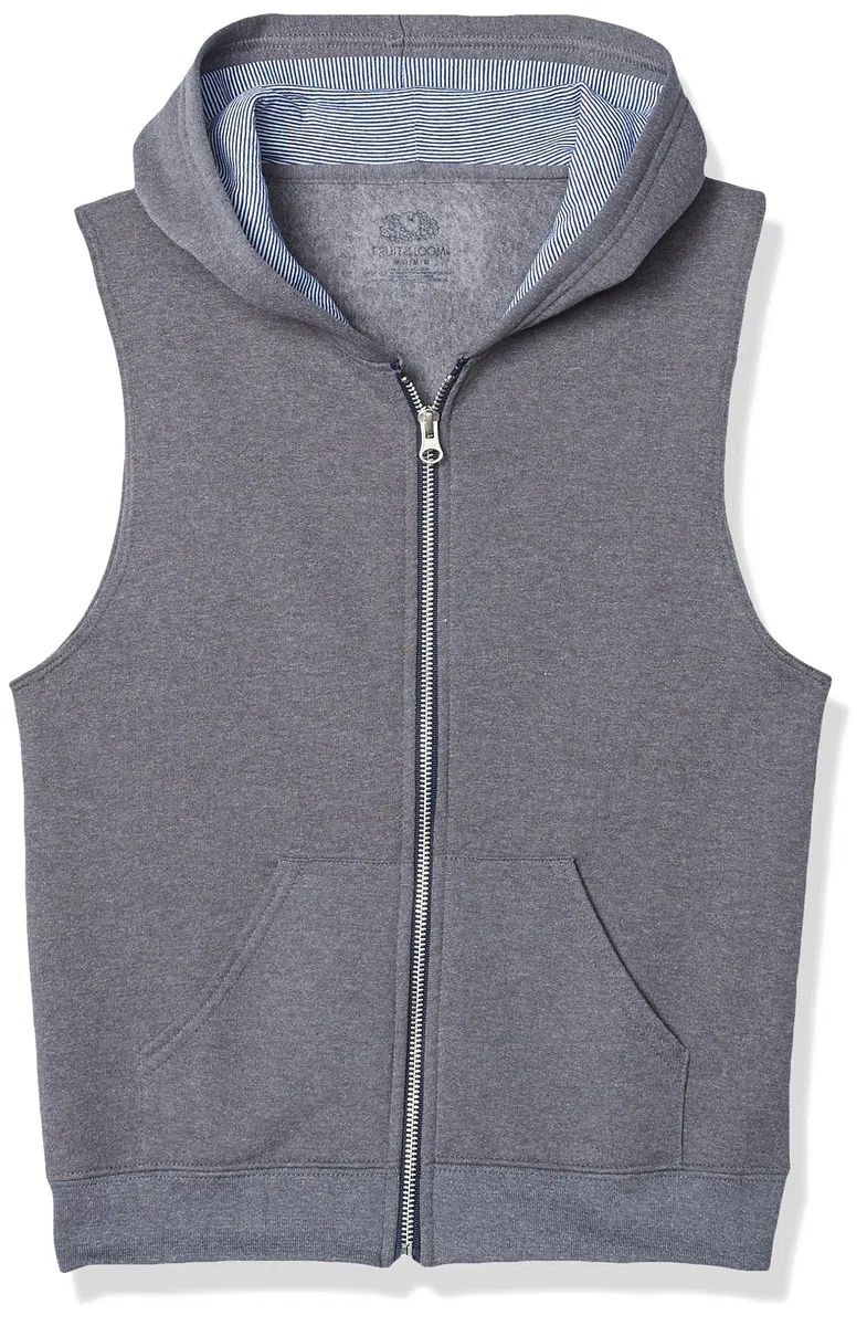 Fruit of the Loom Fleece Full Zip Hoodie Sweatshirt Camicia Bambini e Ragazzi