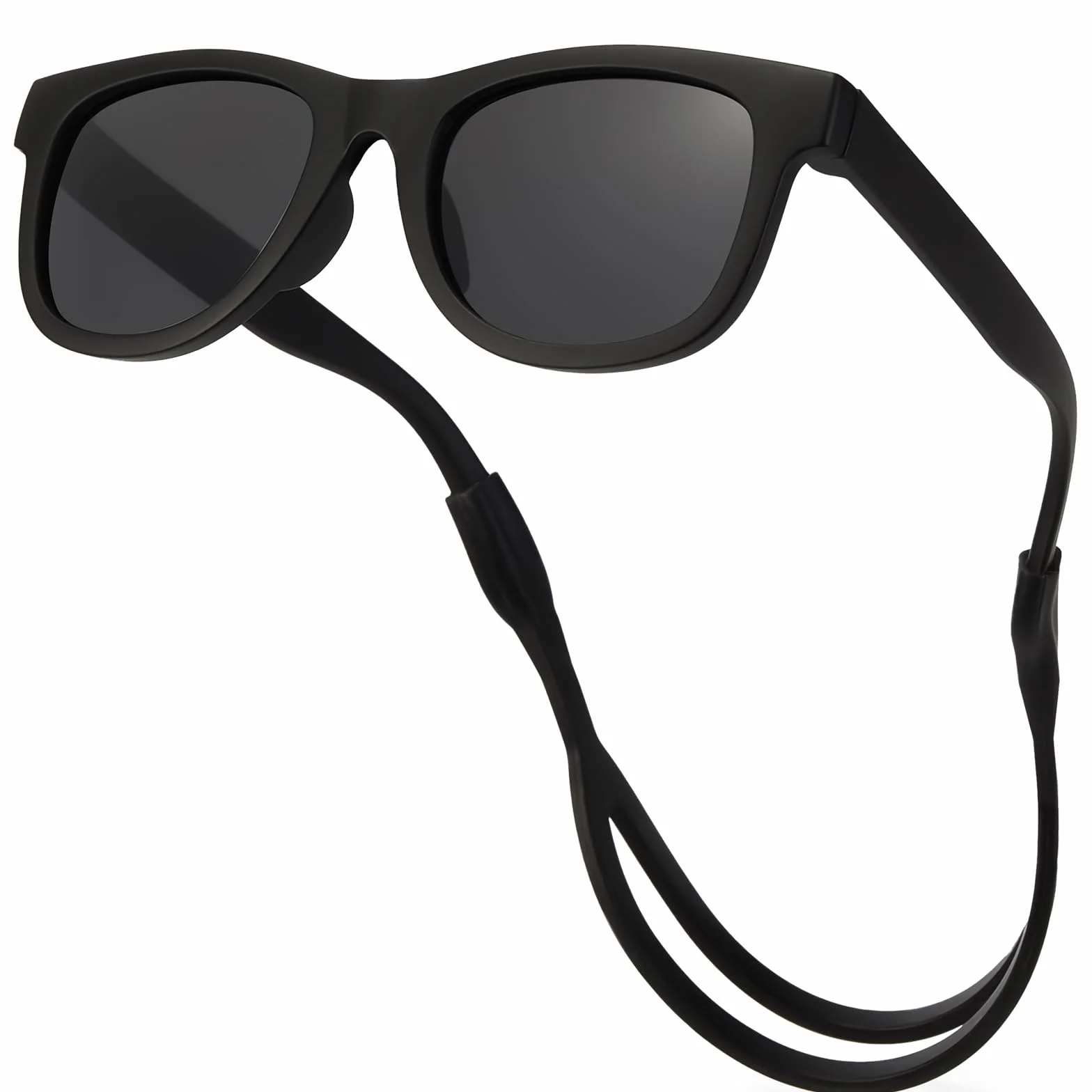 Occhiali da sole per bambini 0-24 mesi – Polarizzati con cinturino in silicone flessibile regolabile montatura in silicone per occhiali da sole bambino 0-2 anni protezione UV