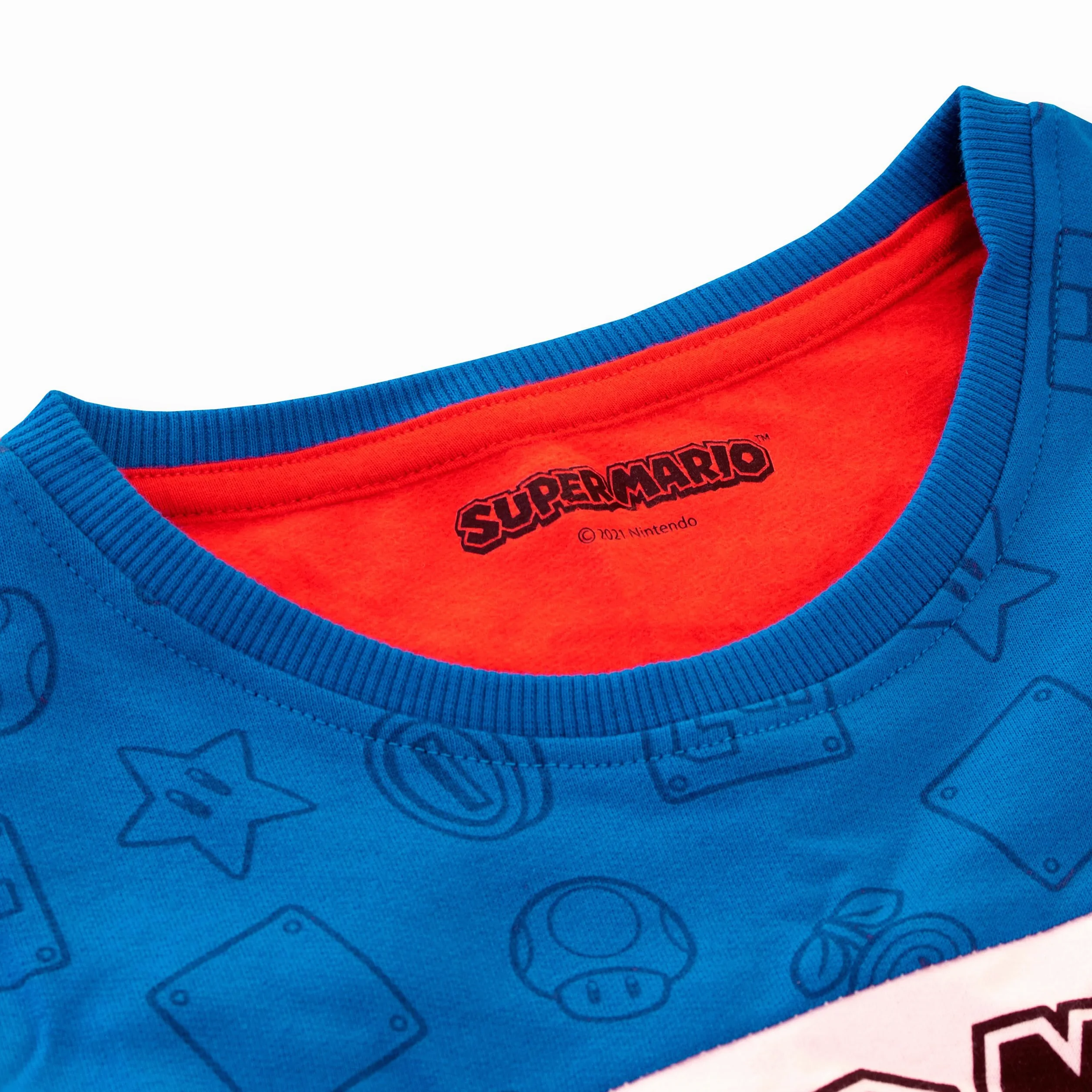 SUPER MARIO BROS Felpa da Gioco per Ragazze Gaming Felpe Cropped a Maniche Lunghe da Bambina