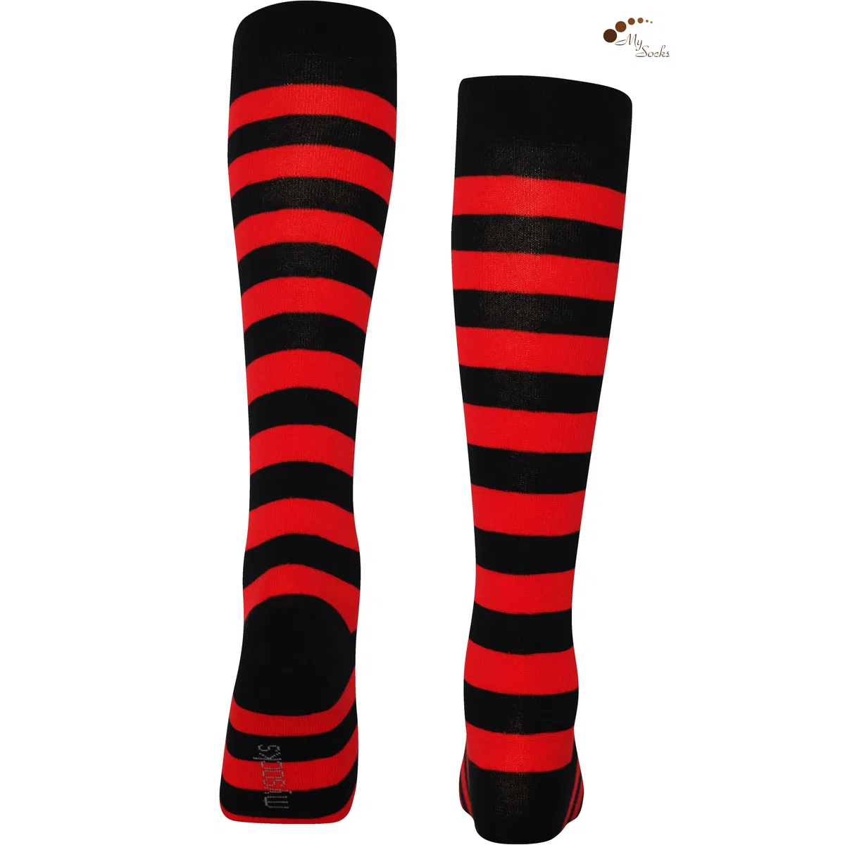 Mysocks, Calzini Alti Fino Al Ginocchio, 3 Paia Unisex Multi-Design, Cotone Pettinato Di Qualità, Punta Senza Cuciture