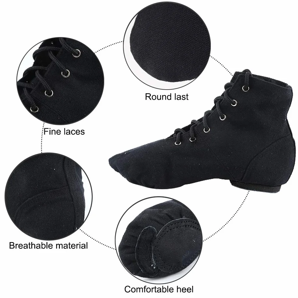 Tela Morbido Scarpe da Ballo Jazz Swing Ballet Ginnastica Sport Fitness Allenamento Yoga per Le Ragazze Bimba Donna delle Signore Uomini