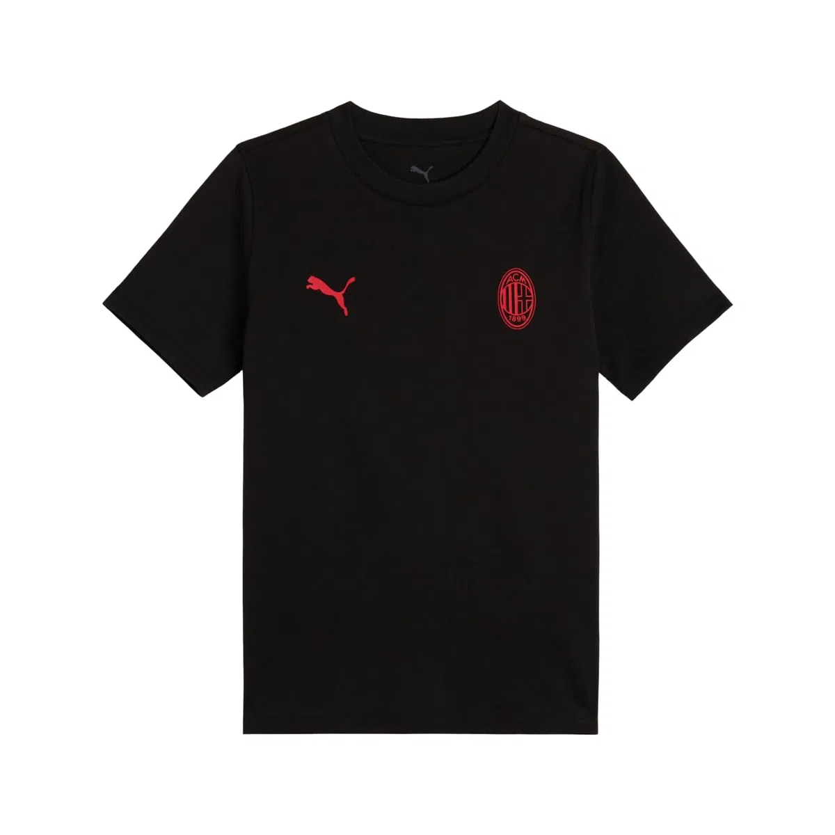 A.C. Milan T-Shirt Ftbless Bambino Maglietta con Logo A.C. Milan e Puma, Prodotto Ufficiale Unisex - Bambini e Ragazzi (Pacco da 1)