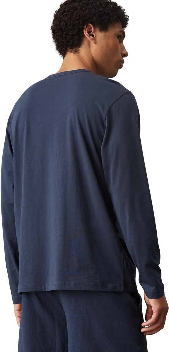 Calvin Klein Uomo T-Shirt Maniche Lunghe Crew Neck Scollo Rotondo