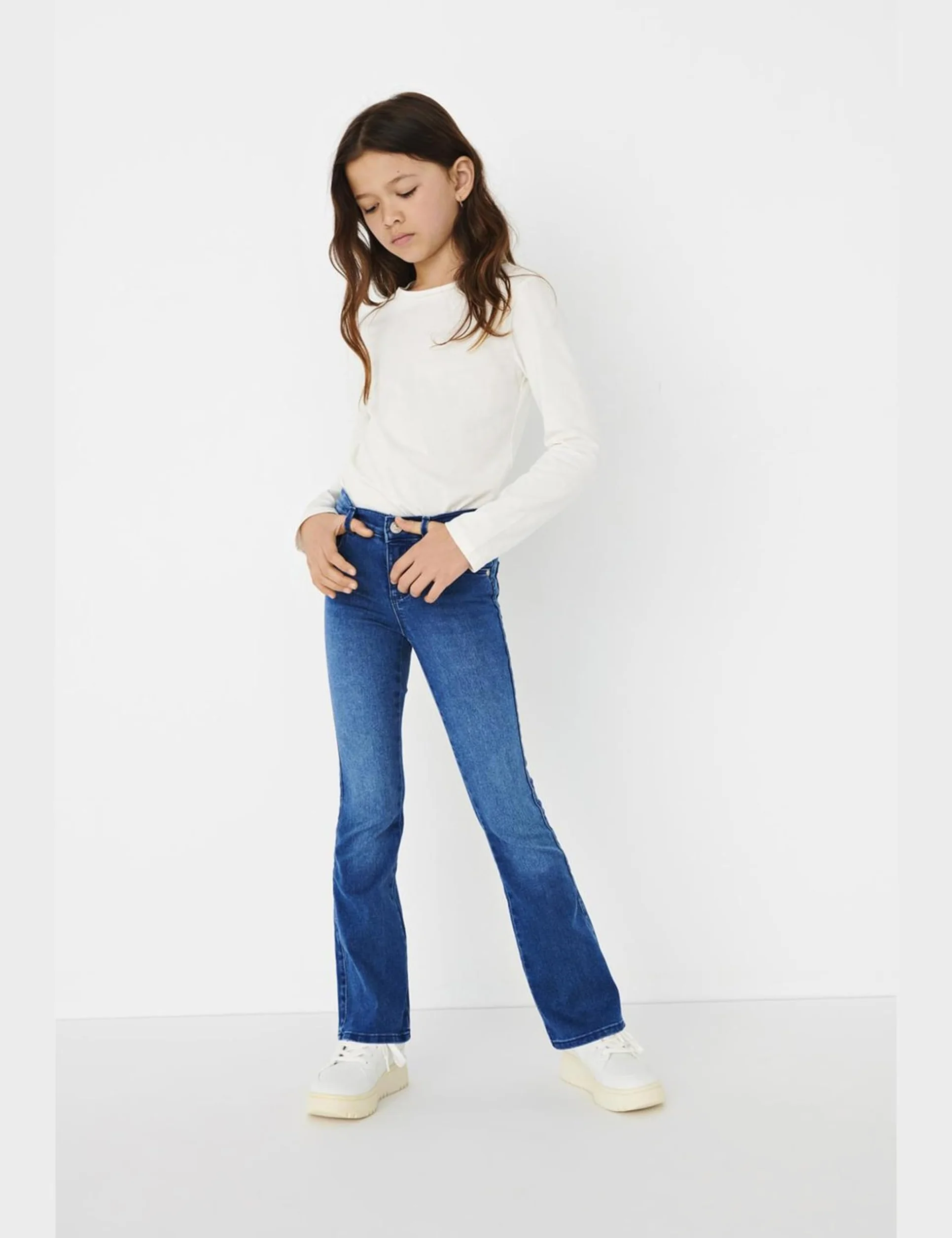 ONLY Onllola HW Flared Pim Jeans Donna